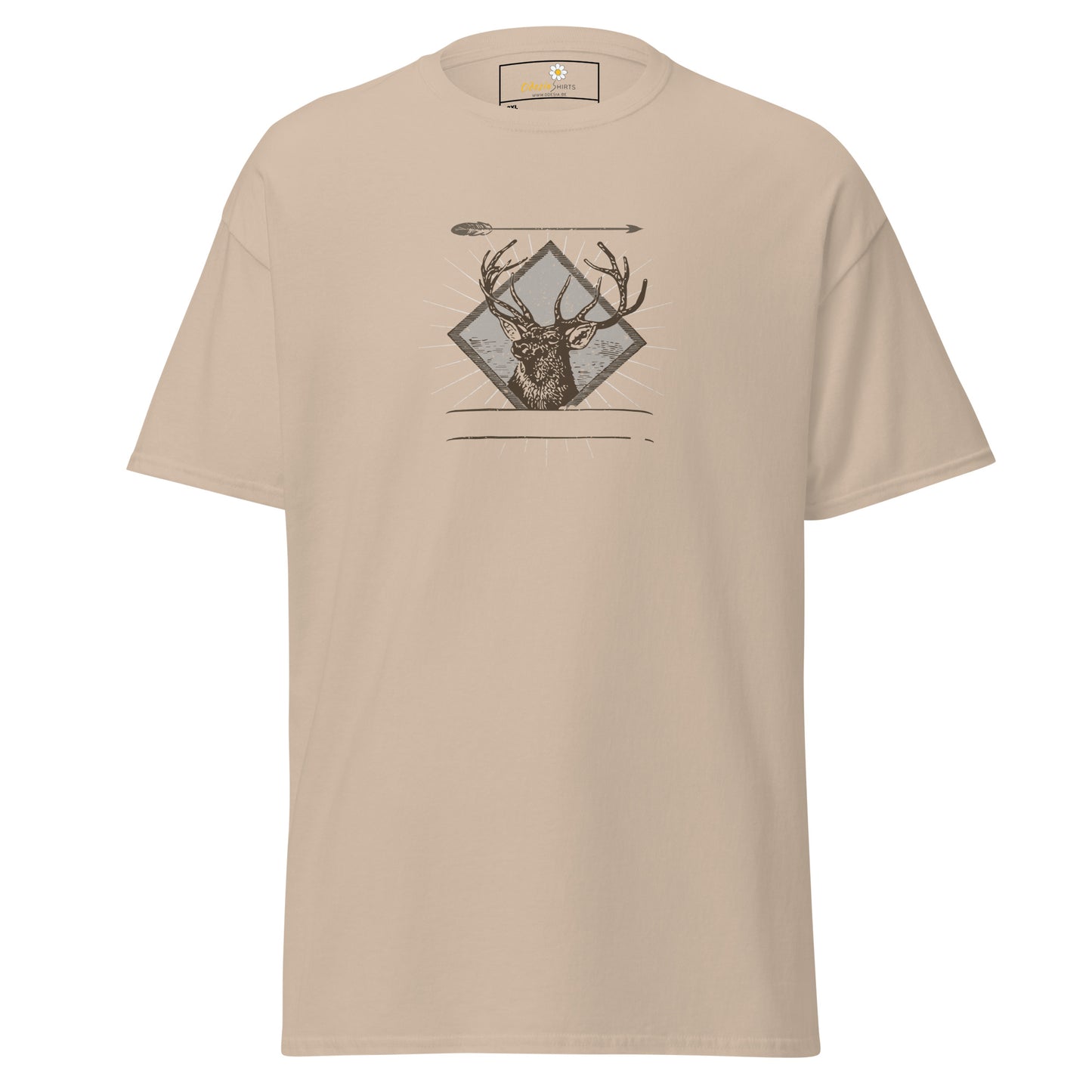 T-shirt classique unisexe - ANIMAUX CERF FLÈCHE - GRAND