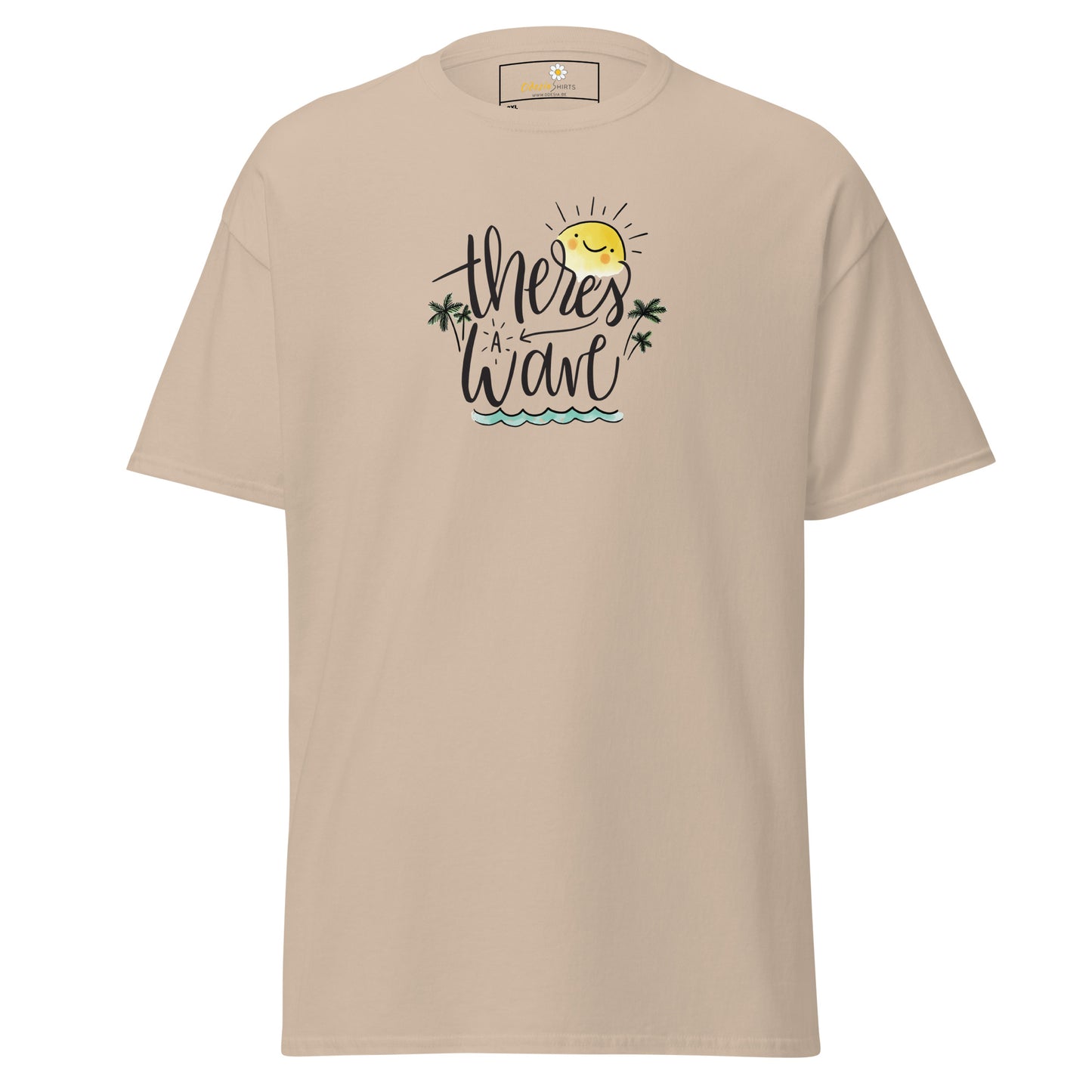T-shirt classique pour homme - SUMMER THERES A WAVE - BIG
