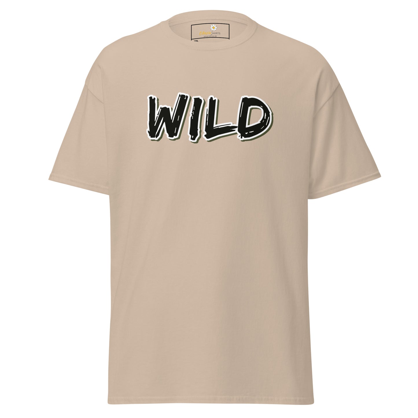 T-shirt classique pour homme - TEXT WILD - BIG