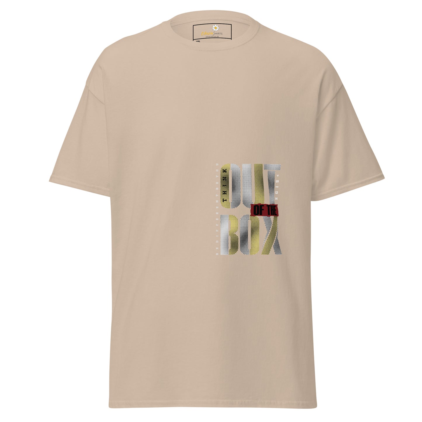 T-shirt classique pour homme - TEXT OUT OF THE BOX - GRAND