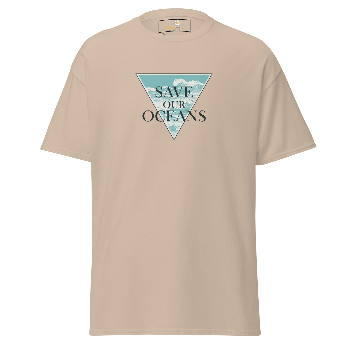 Unisex classic t-shirt - ECOLOGY SAVE OUR OCEANS - BIG