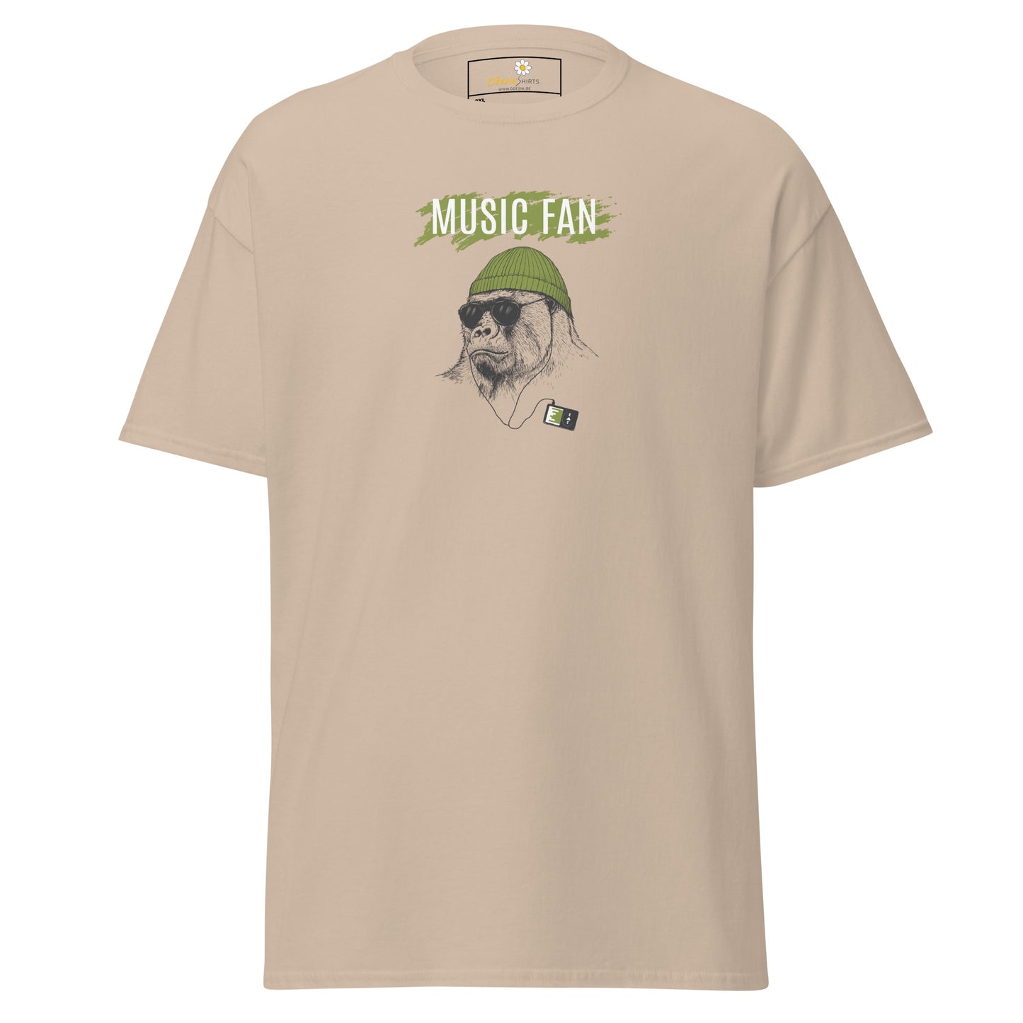 T-shirt classique homme - WILDLIFE MUSIC GORILLA - GRAND