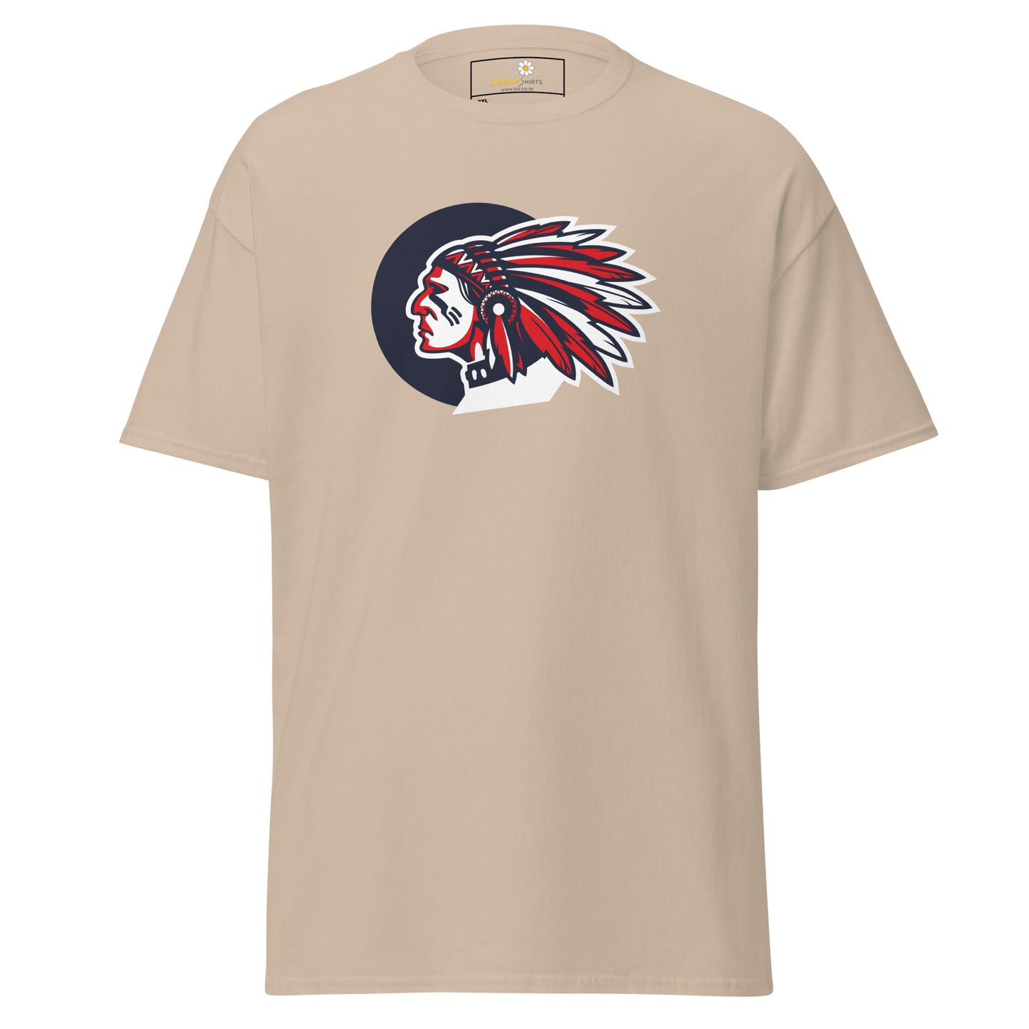 T-shirt classique homme - VINTAGE INDIAN HEAD - GRAND