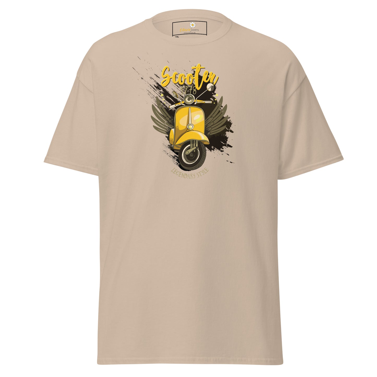 T-shirt classique homme - VINTAGE SCOOTER 1978 - GRAND