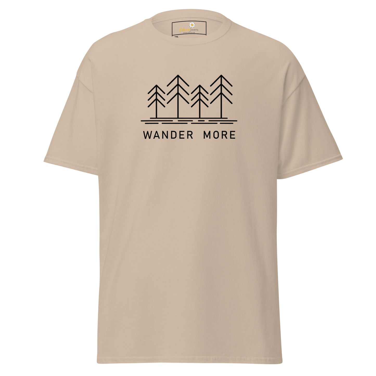 Unisex classic t-shirt - ADVENTURE WANDER MORE - BIG