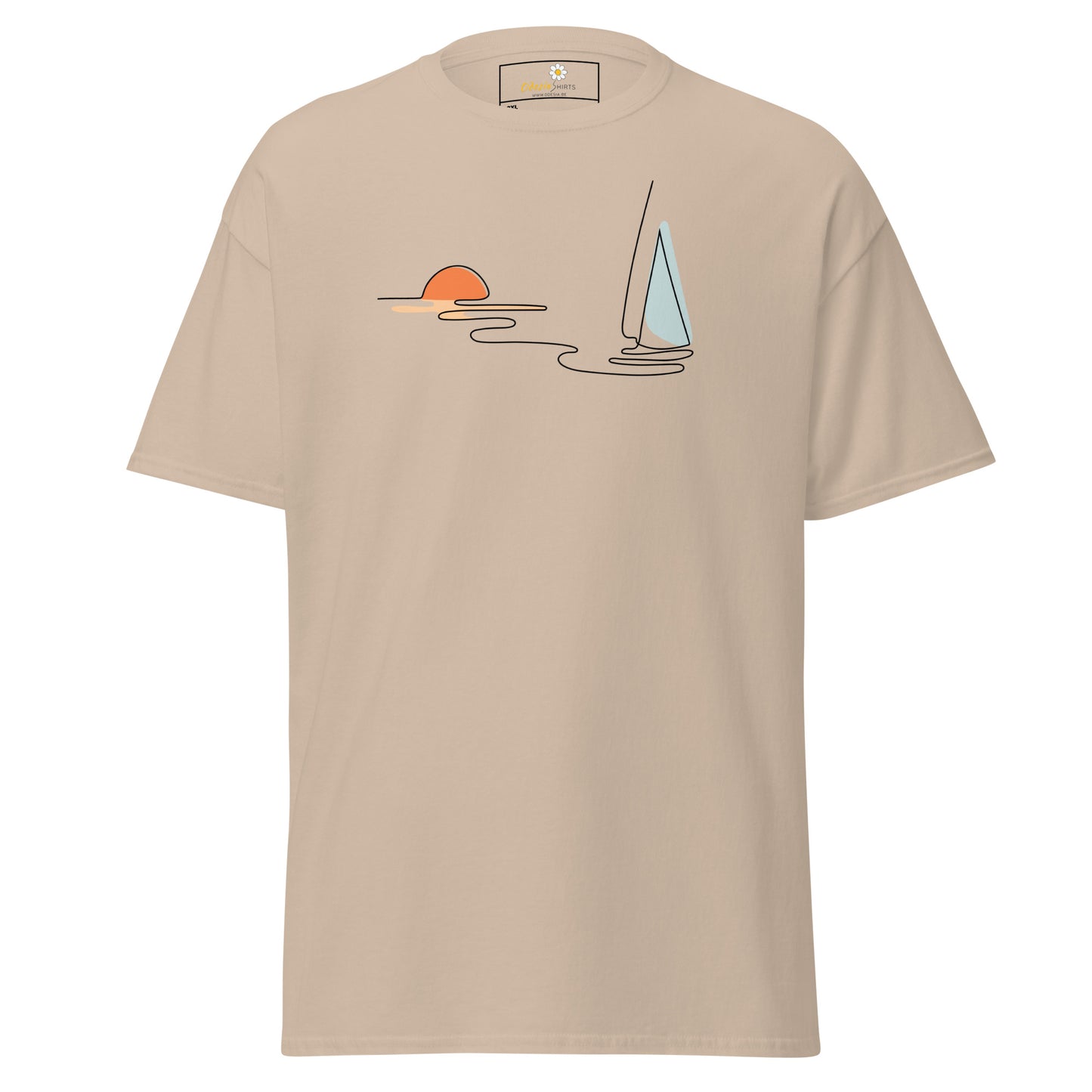 T-shirts classiques pour hommes - NATURE LINE SUNSE5T BOAT - BIG