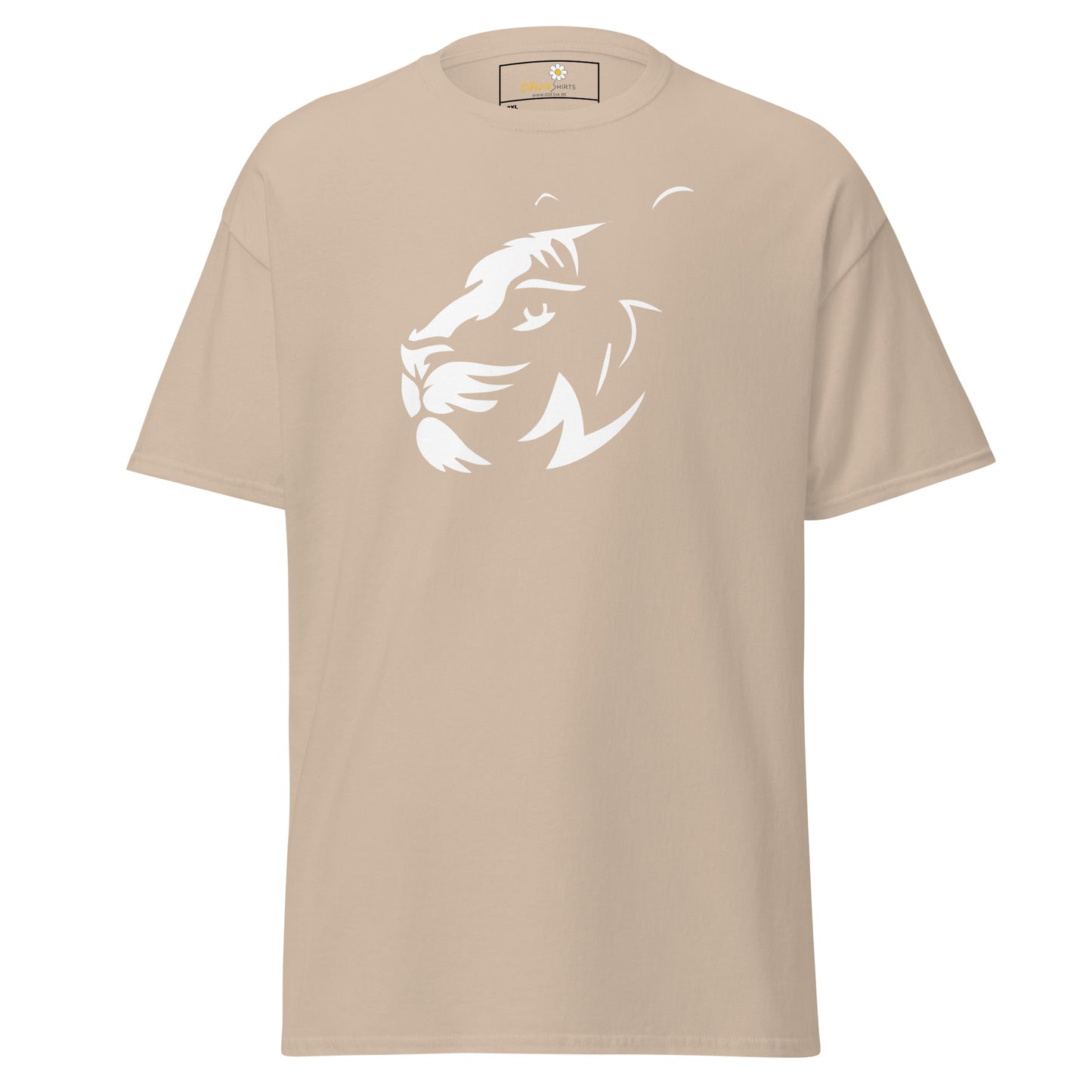 Klassiek T-shirt voor heren - WILDLIFE BIG CAT HEAD - GROOT