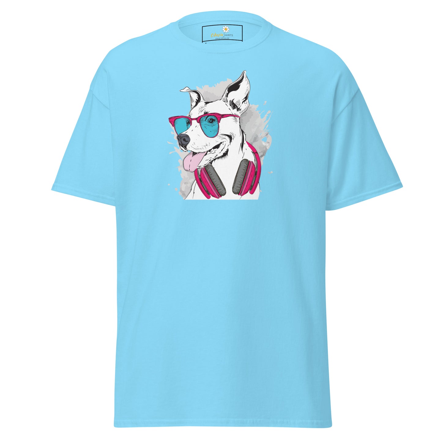 T-shirt classique unisexe - ANIMAUX MUSIQUE CHIEN - RÉGULIER