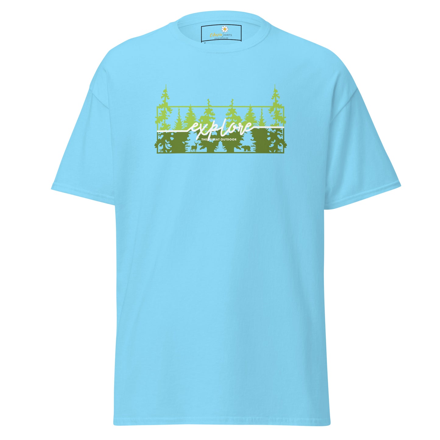 T-shirt classique unisexe - AVENTURE EXPLORE TREES - REGULAR