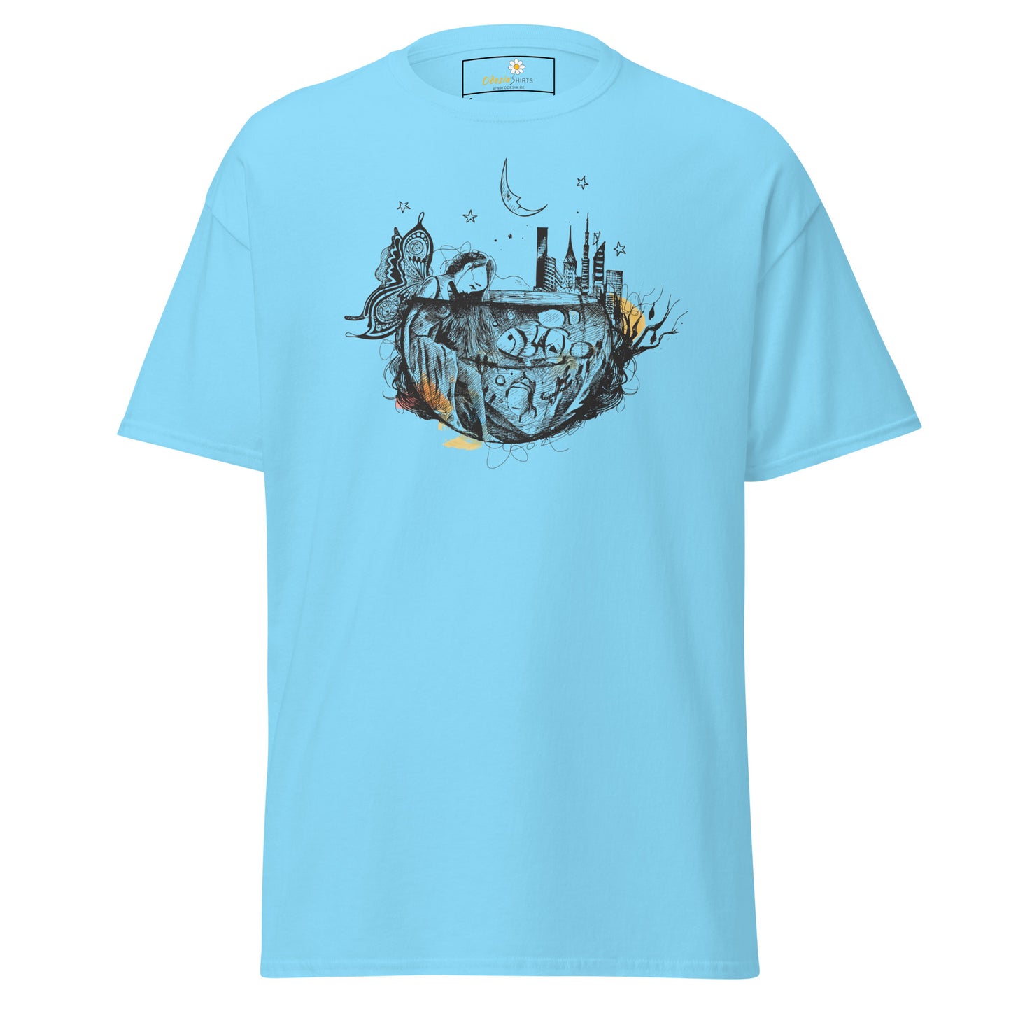 Unisex classic t-shirt - FANTASY GIRL FISHBOWL - REGULAR