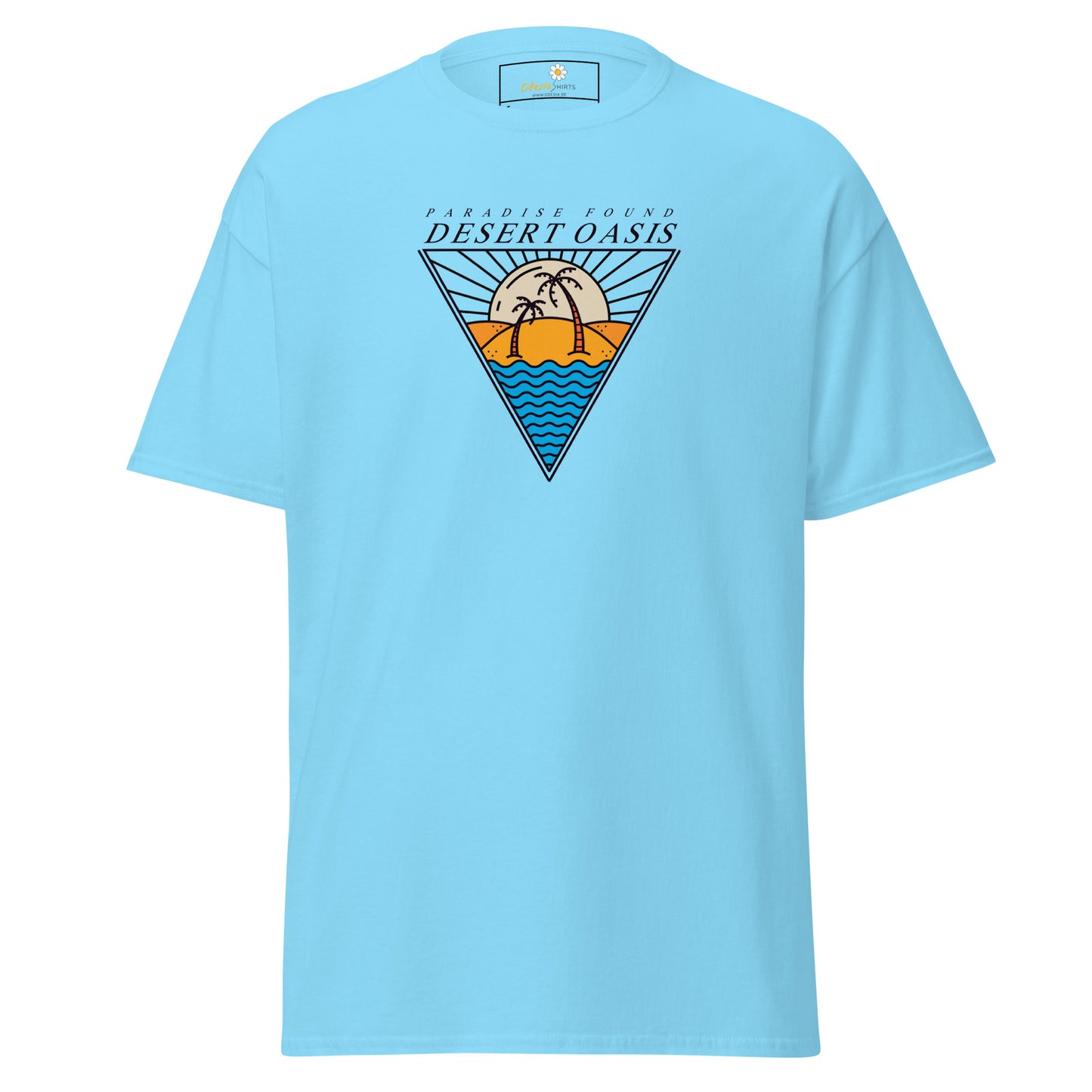 Heren klassiek t-shirt - SUMMER DESERT OASIS - REGULAR