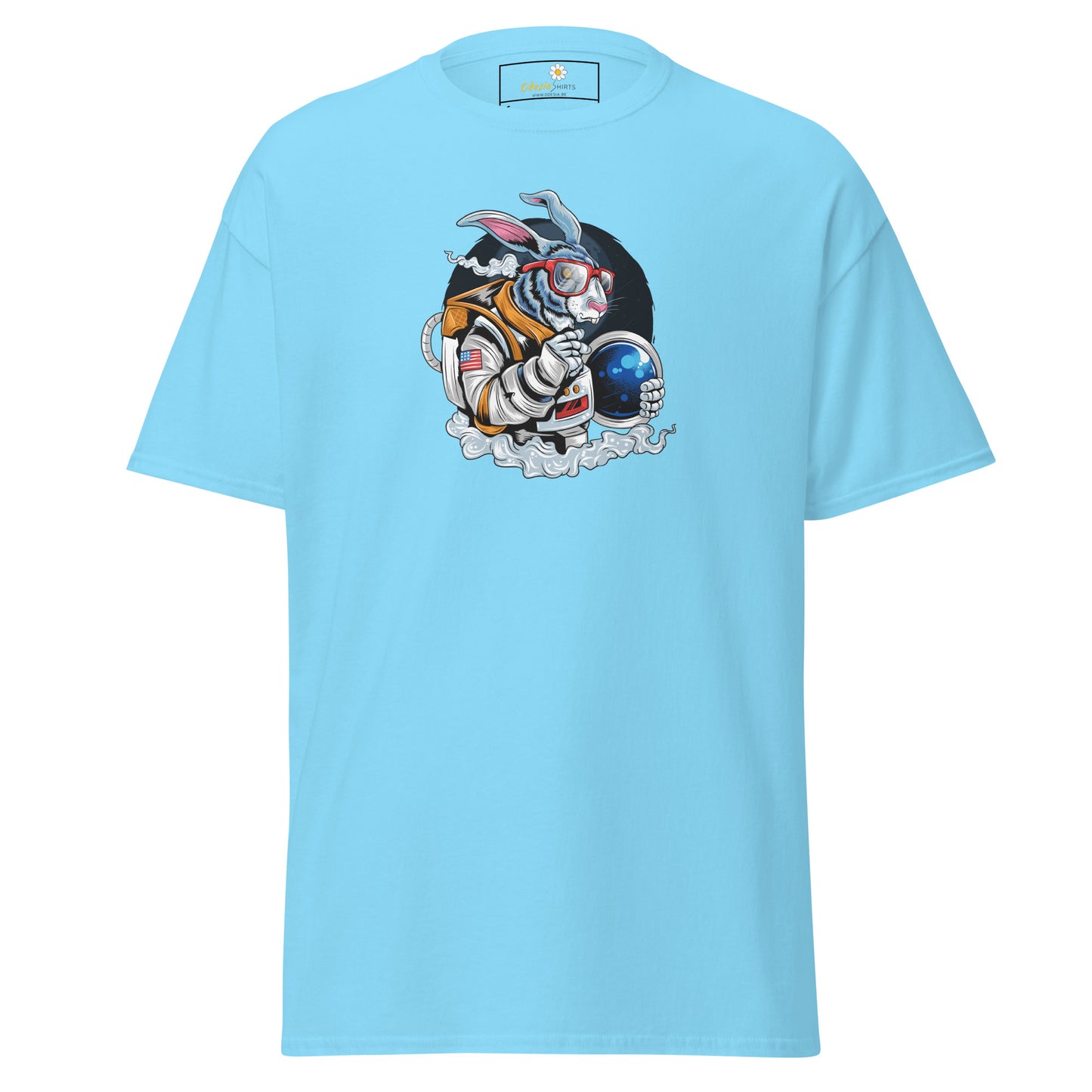 T-shirt classique unisexe - LAPIN ASTRONAUTE - RÉGULIER