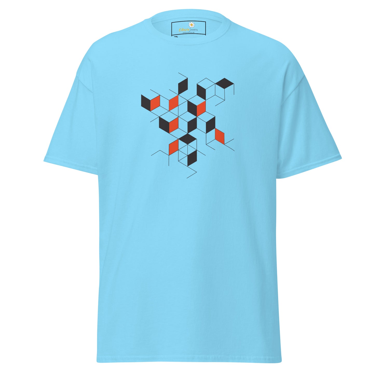 Unisex classic t-shirt - ABSTRACT SQUARES - BIG