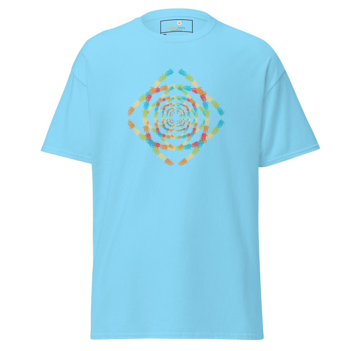 Unisex classic t-shirt - ABSTRACT SQUARE TUNNEL - BIG