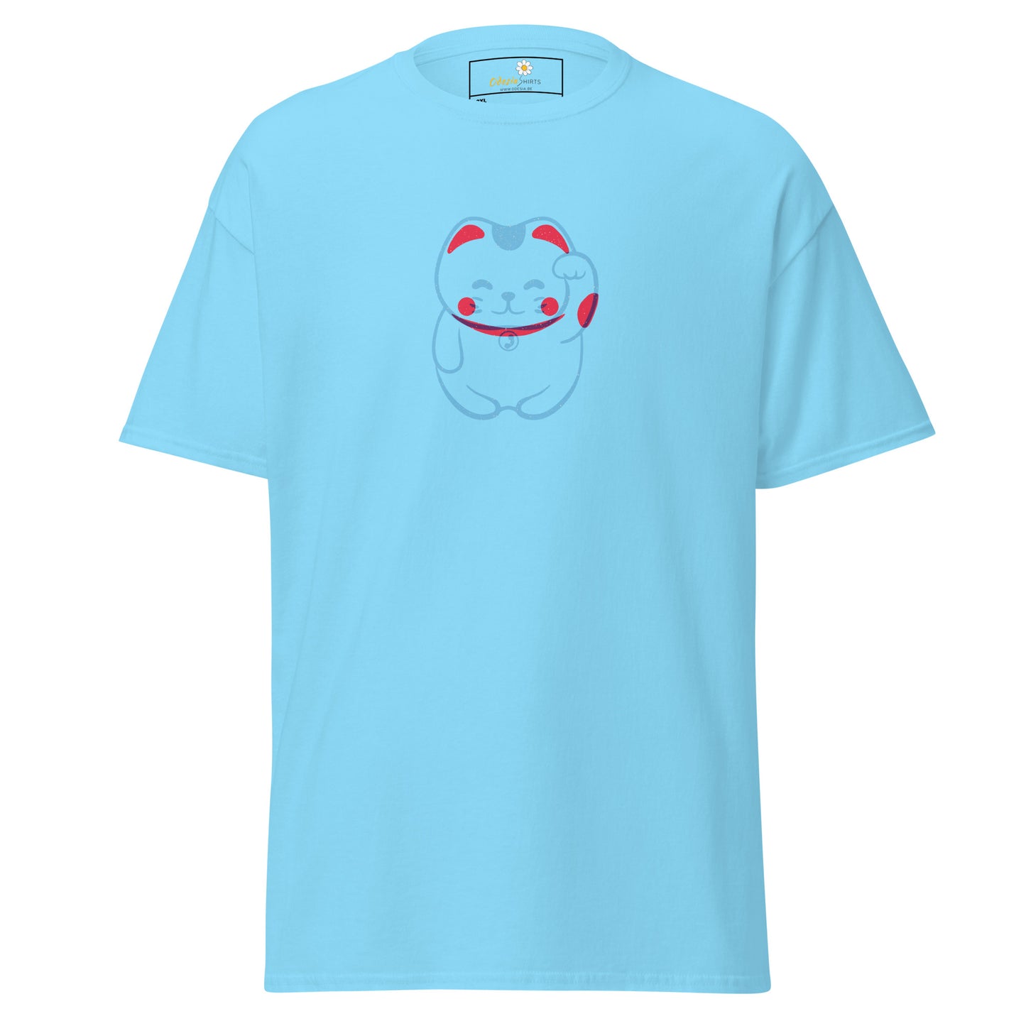 Unisex classic t-shirt - ANIMALS SPIRITUAL LUCKY CAT 1 - BIG