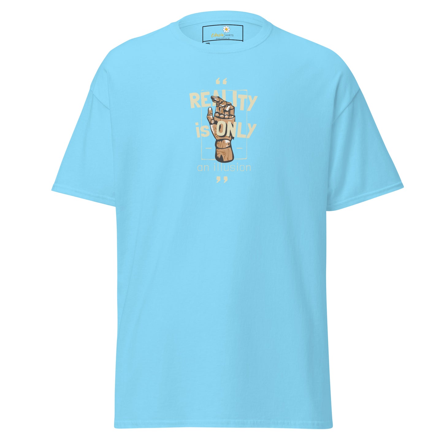 Unisex classic t-shirt - MYSTIC REALITY IS ONLY AN ILLUSION - BIG