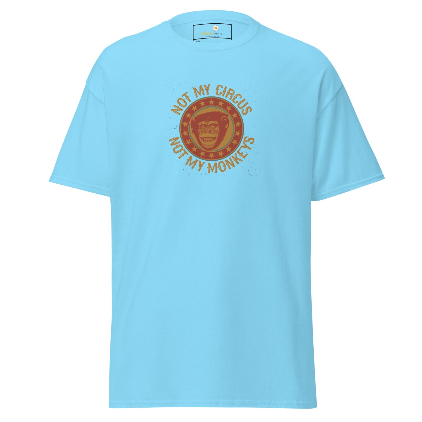 T-shirt classique homme - VINTAGE NOT MY MONKEYS CIRCUS - GRAND