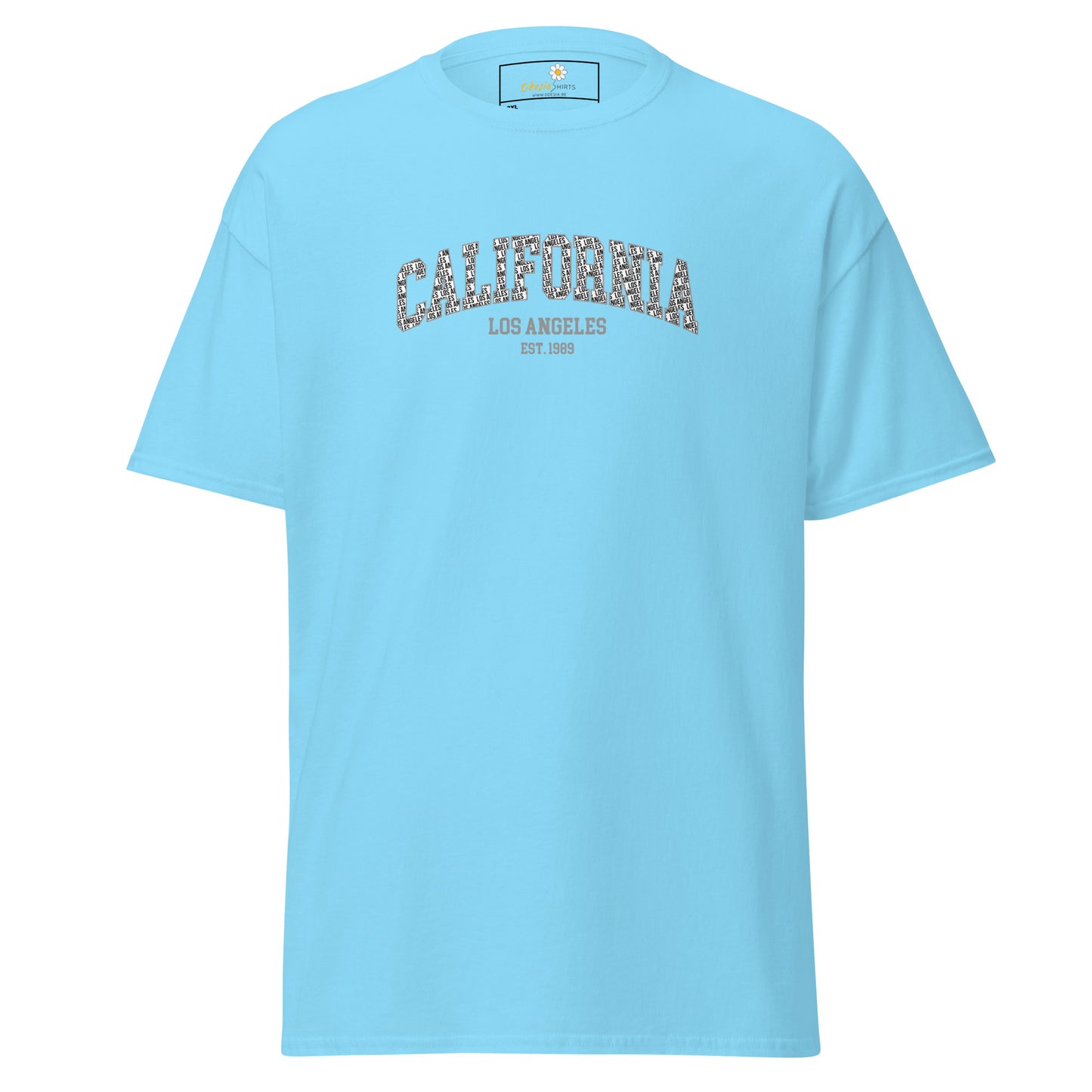Klassiek T-shirt voor heren - TEXT CALIFORNIA MORE - GROOT