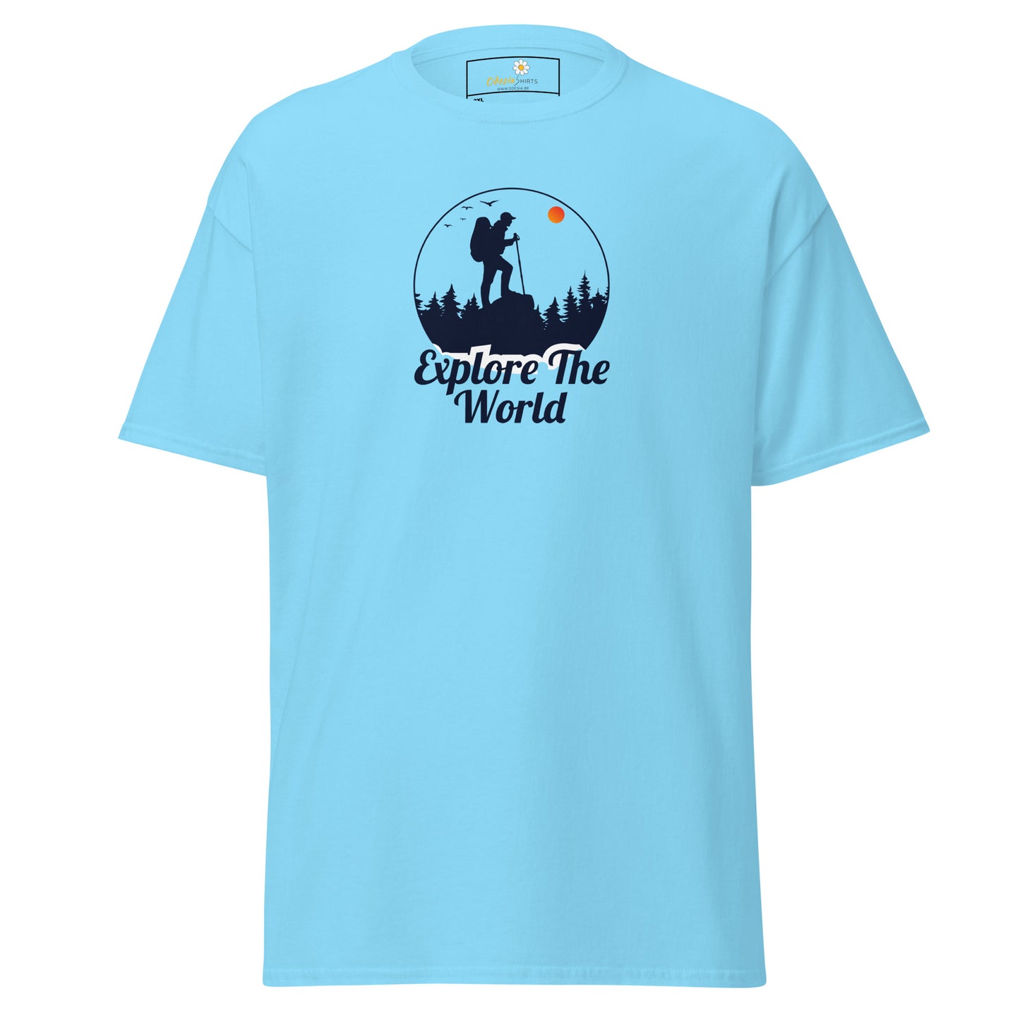 Unisex classic t-shirt - ADVENTURE EXPLORE THE WORLD - BIG