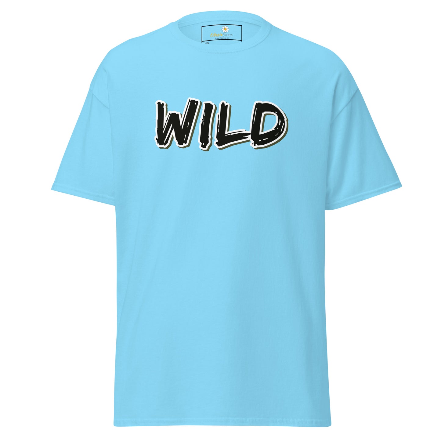 T-shirt classique pour homme - TEXT WILD - BIG