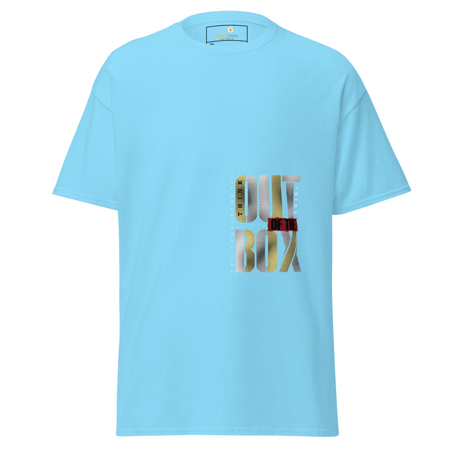 T-shirt classique pour homme - TEXT OUT OF THE BOX - GRAND