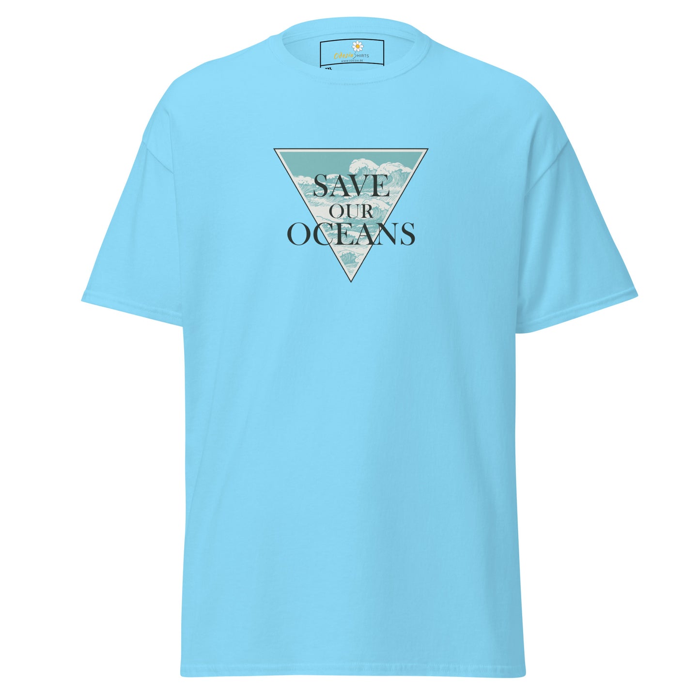 Unisex classic t-shirt - ECOLOGY SAVE OUR OCEANS - BIG