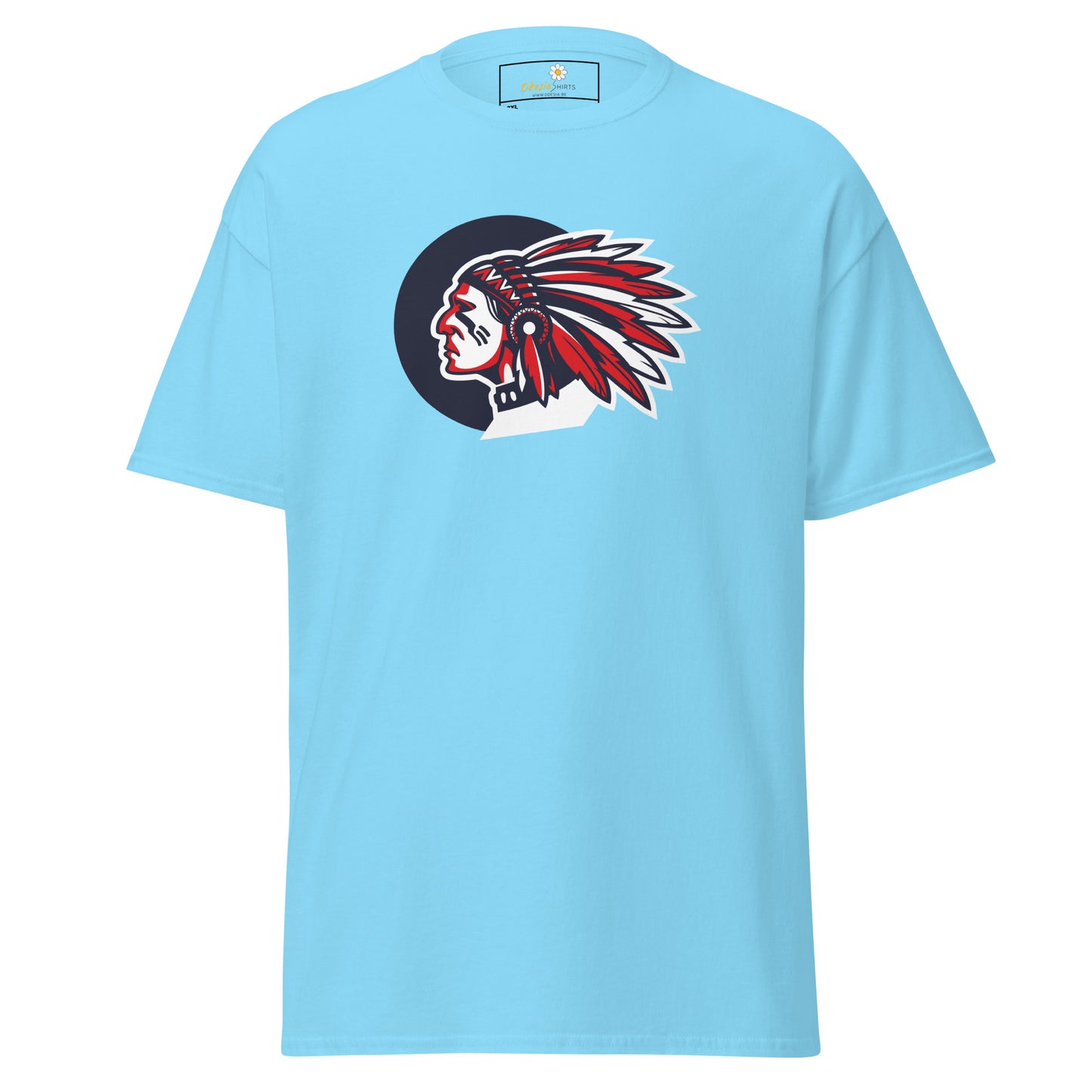 T-shirt classique homme - VINTAGE INDIAN HEAD - GRAND