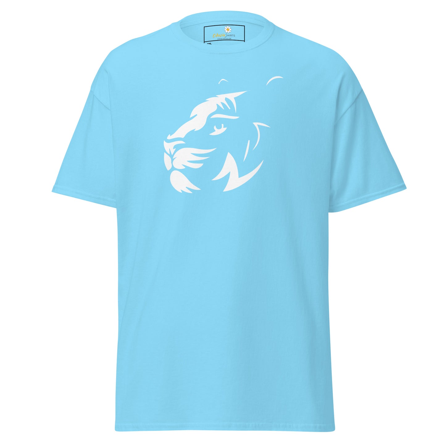 Klassiek T-shirt voor heren - WILDLIFE BIG CAT HEAD - GROOT