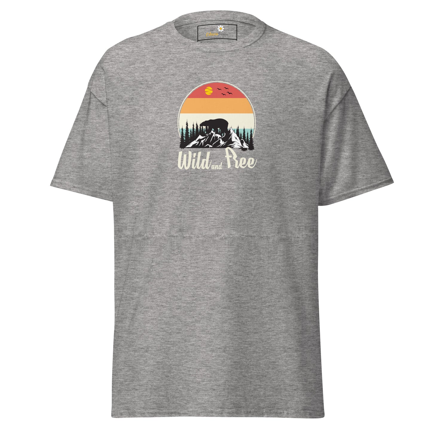 Unisex classic t-shirt - ADVENTURE WILD AND FREE - REGULAR