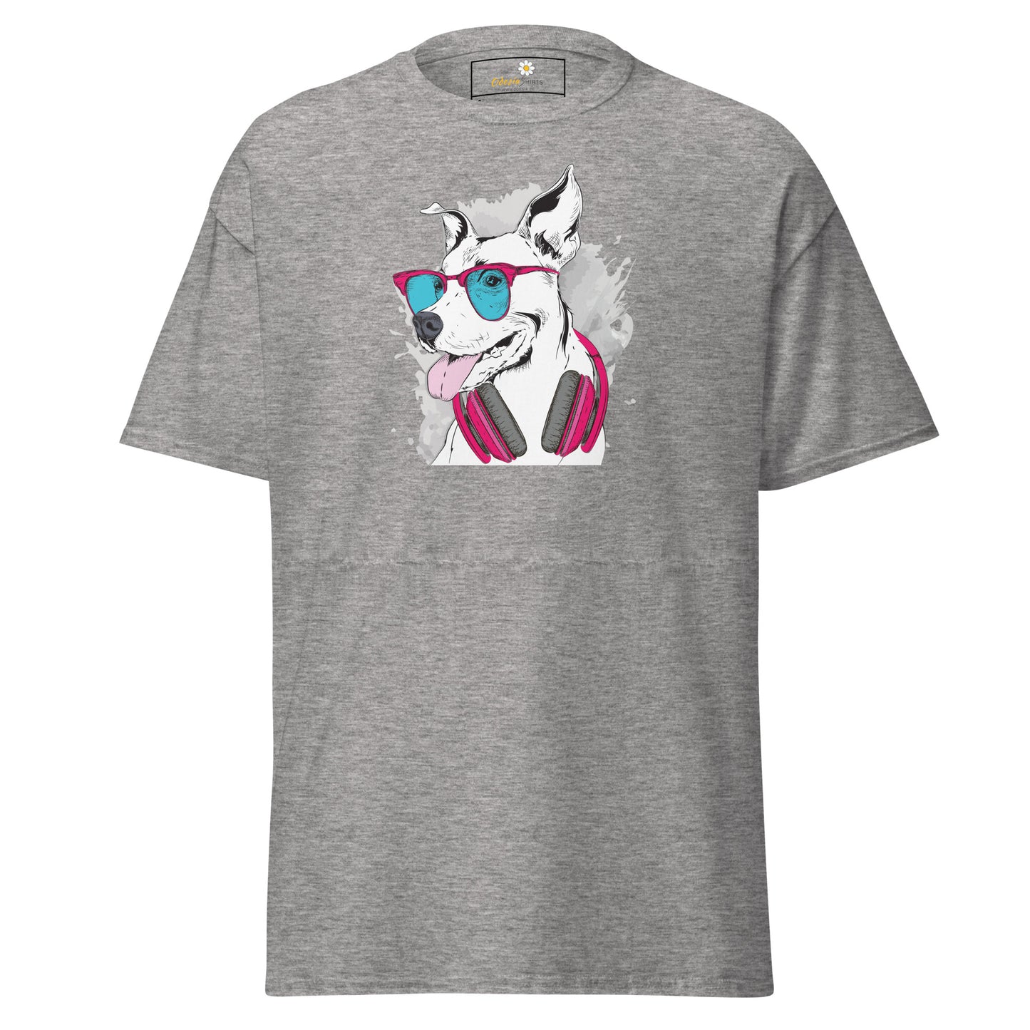 T-shirt classique unisexe - ANIMAUX MUSIQUE CHIEN - RÉGULIER