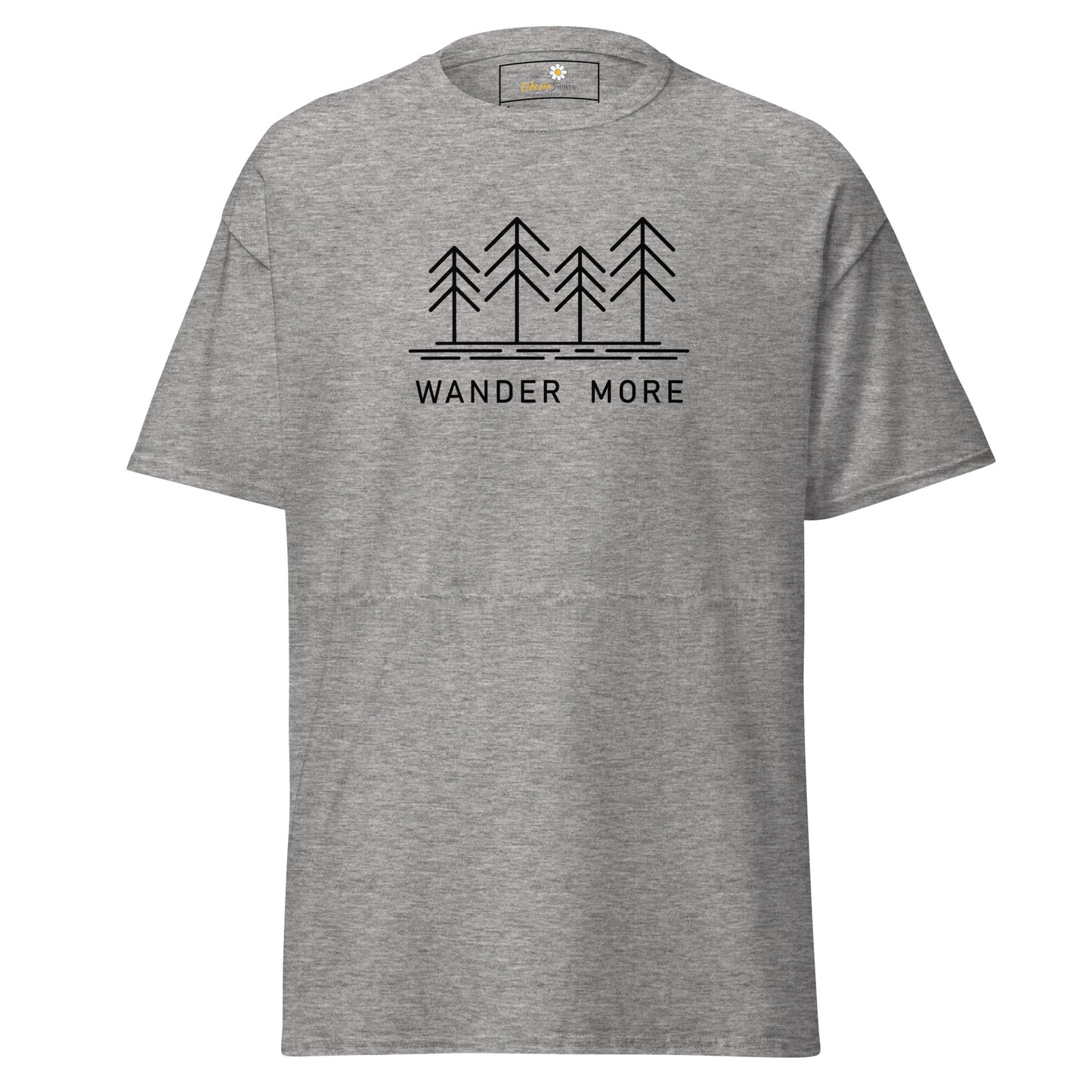 Unisex classic t-shirt - ADVENTURE WANDER MORE - REGULAR