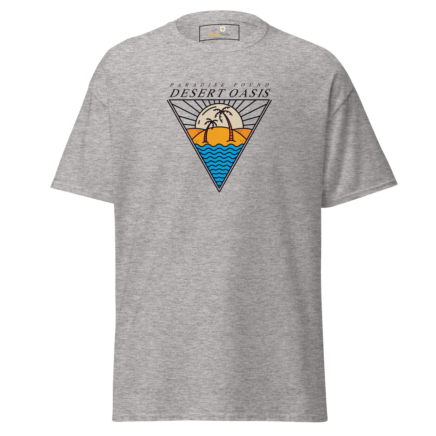 Heren klassiek t-shirt - SUMMER DESERT OASIS - REGULAR