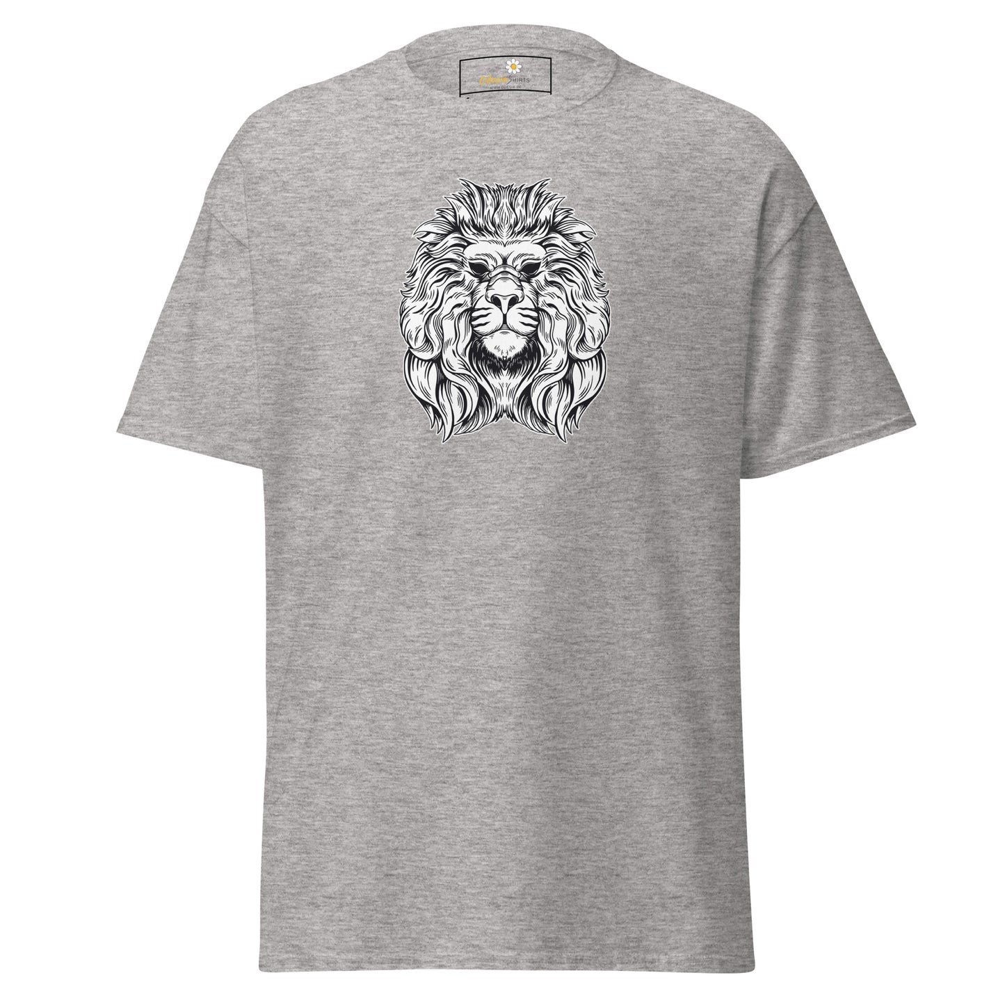 Unisex classic t-shirt - WILD LIFE LION HEAD - REGULAR