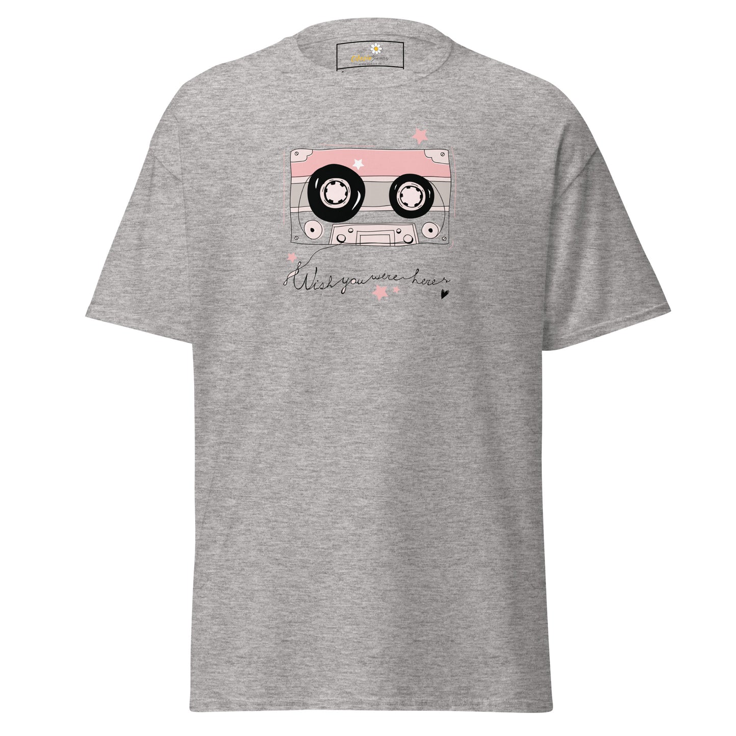 Unisex classic t-shirt - MUSIC WISH YOU WERE HERE - REGULAR