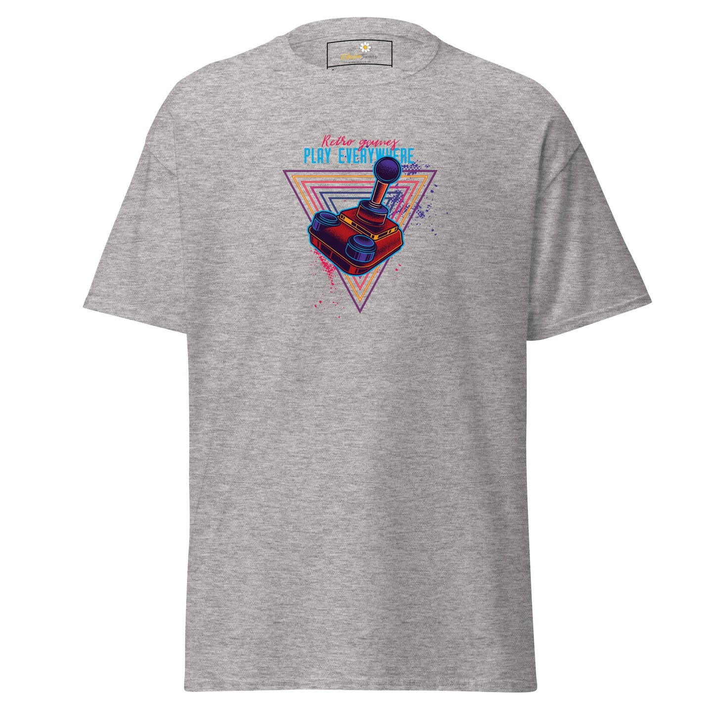 Unisex classic t-shirt - GAMERS PLAY EVERYWHERE JOYSTICK - REGULAR