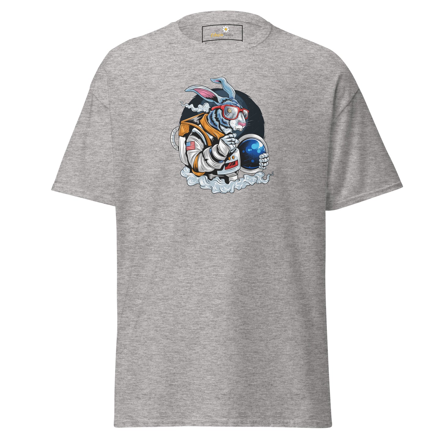 T-shirt classique unisexe - LAPIN ASTRONAUTE - RÉGULIER