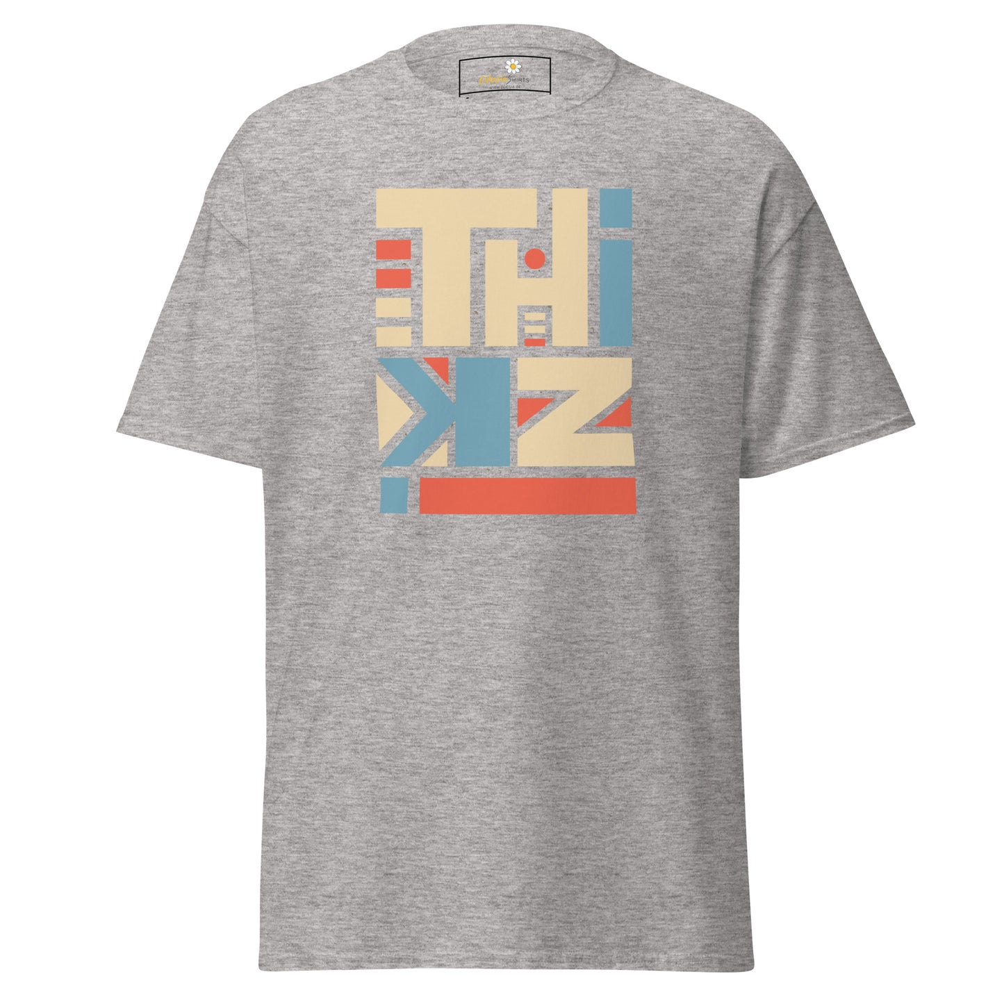 Unisex classic t-shirt - ABSTRACT TEXT THINK - REGULAR