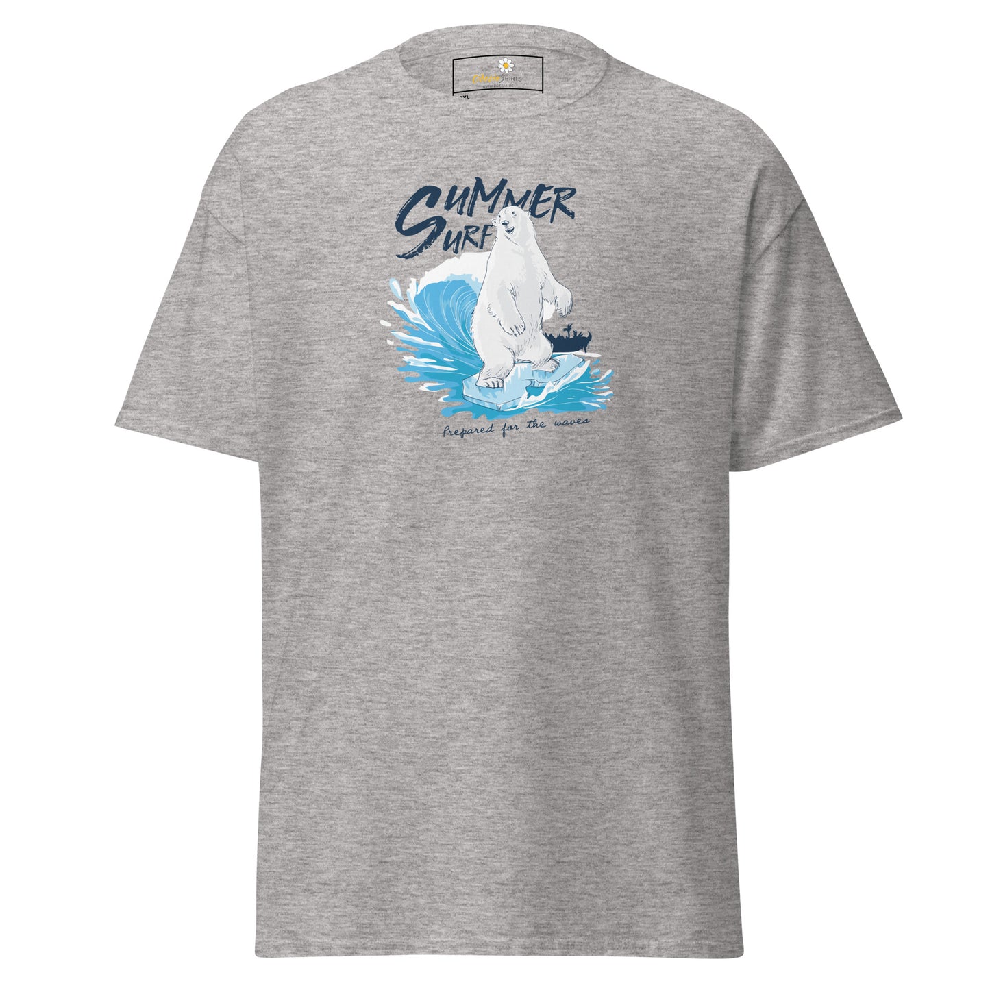 T-shirt classique homme - SUMMER SURFING BEAR - GRAND