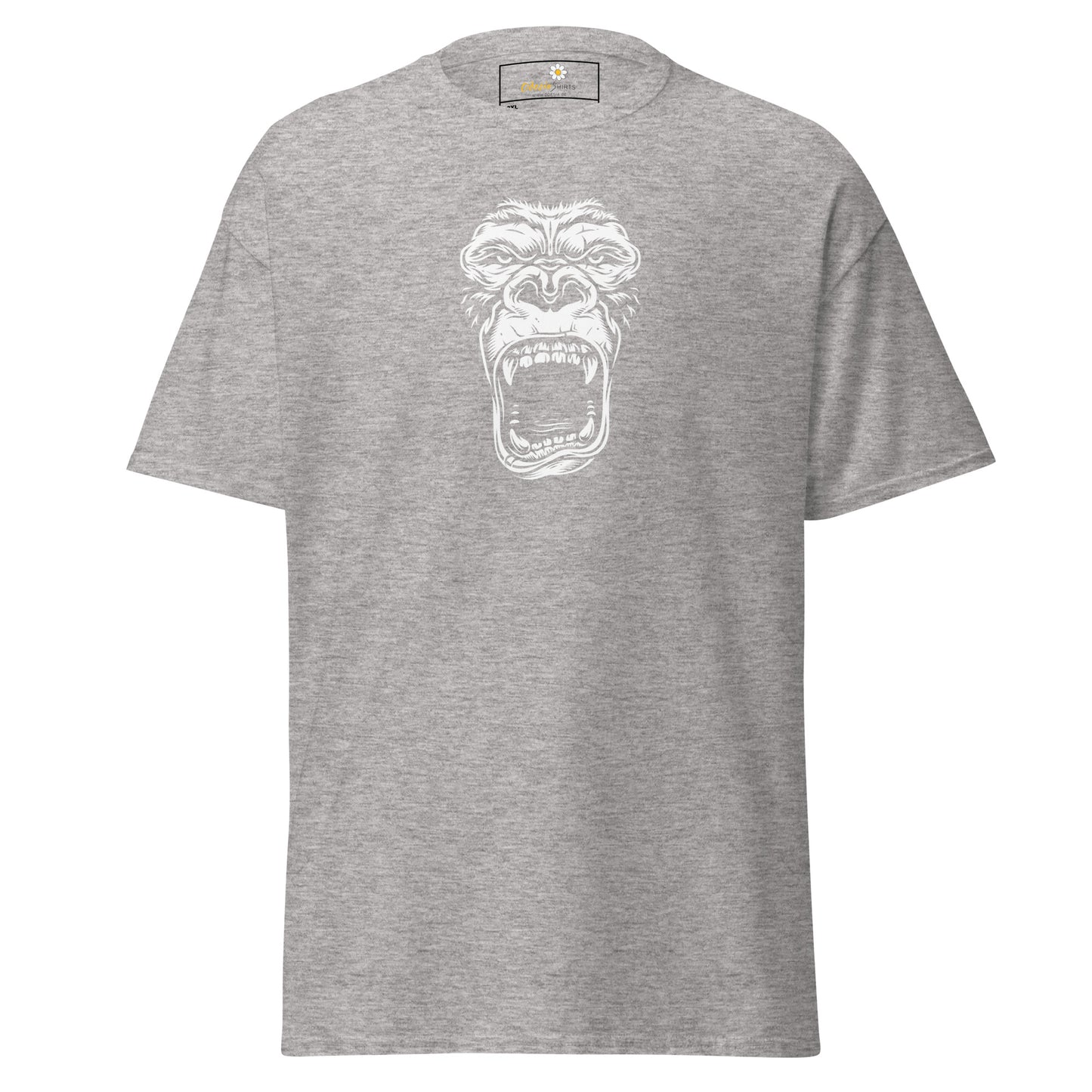 T-shirt classique pour homme - WILDLIFE GORILLA SCREAM - BIG