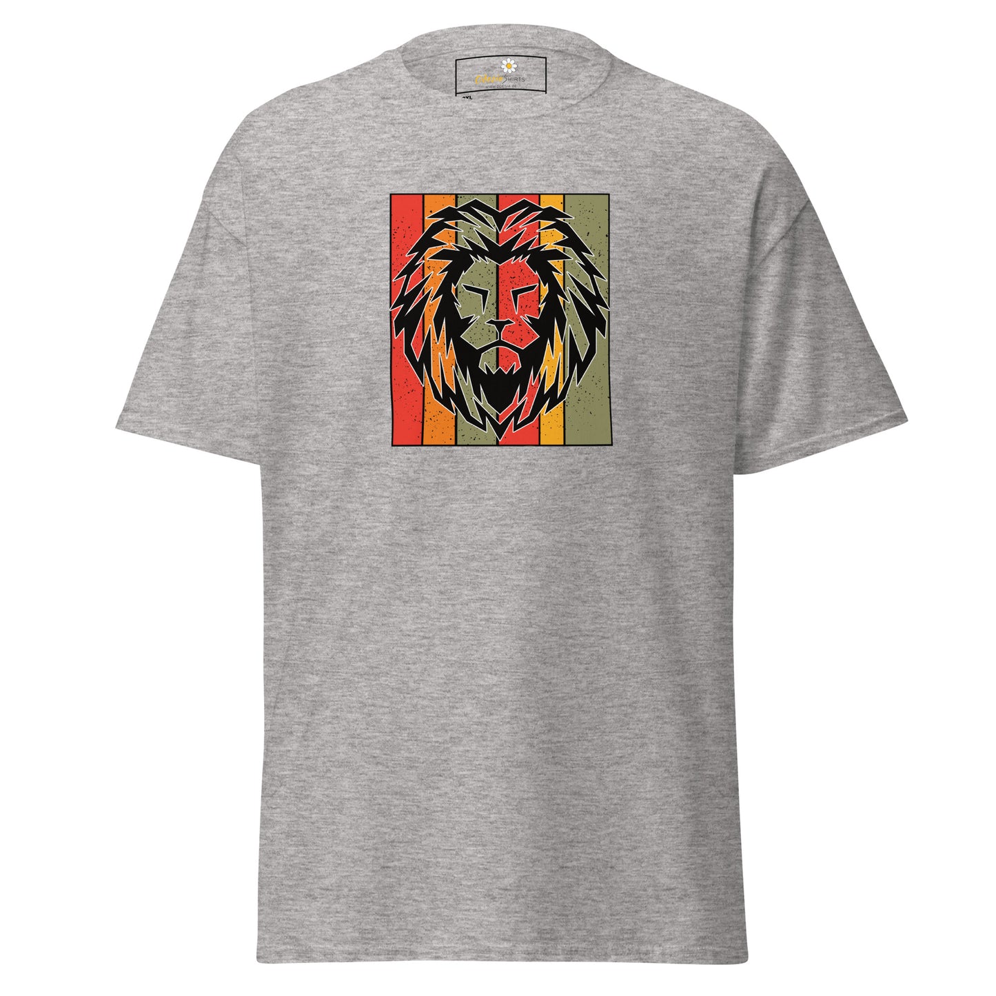 T-shirt classique homme - WILDLIFE LION HEAD - BIG