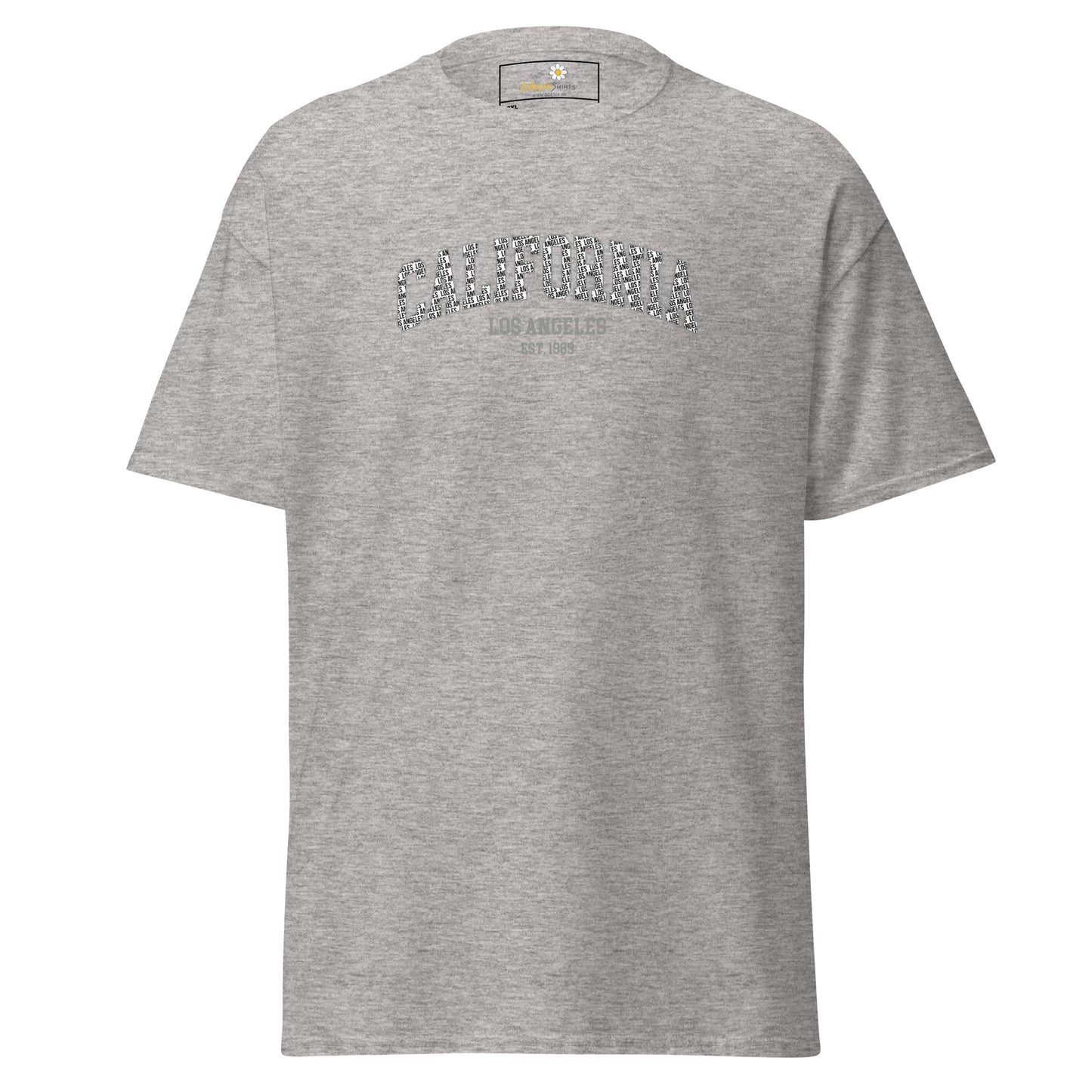 Klassiek T-shirt voor heren - TEXT CALIFORNIA MORE - GROOT