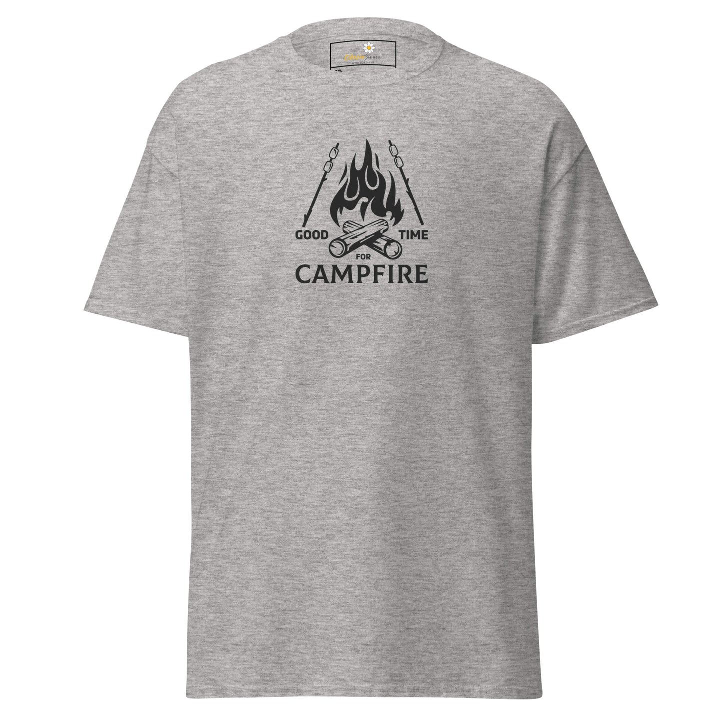 Unisex classic t-shirt - ADVENTURE GOOD TIMES CAMPFIRE - BIG