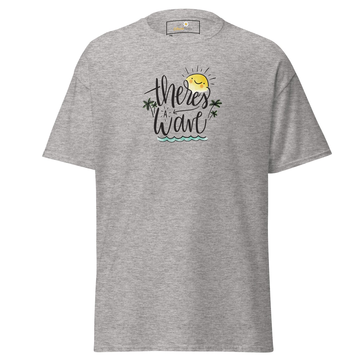 T-shirt classique pour homme - SUMMER THERES A WAVE - BIG
