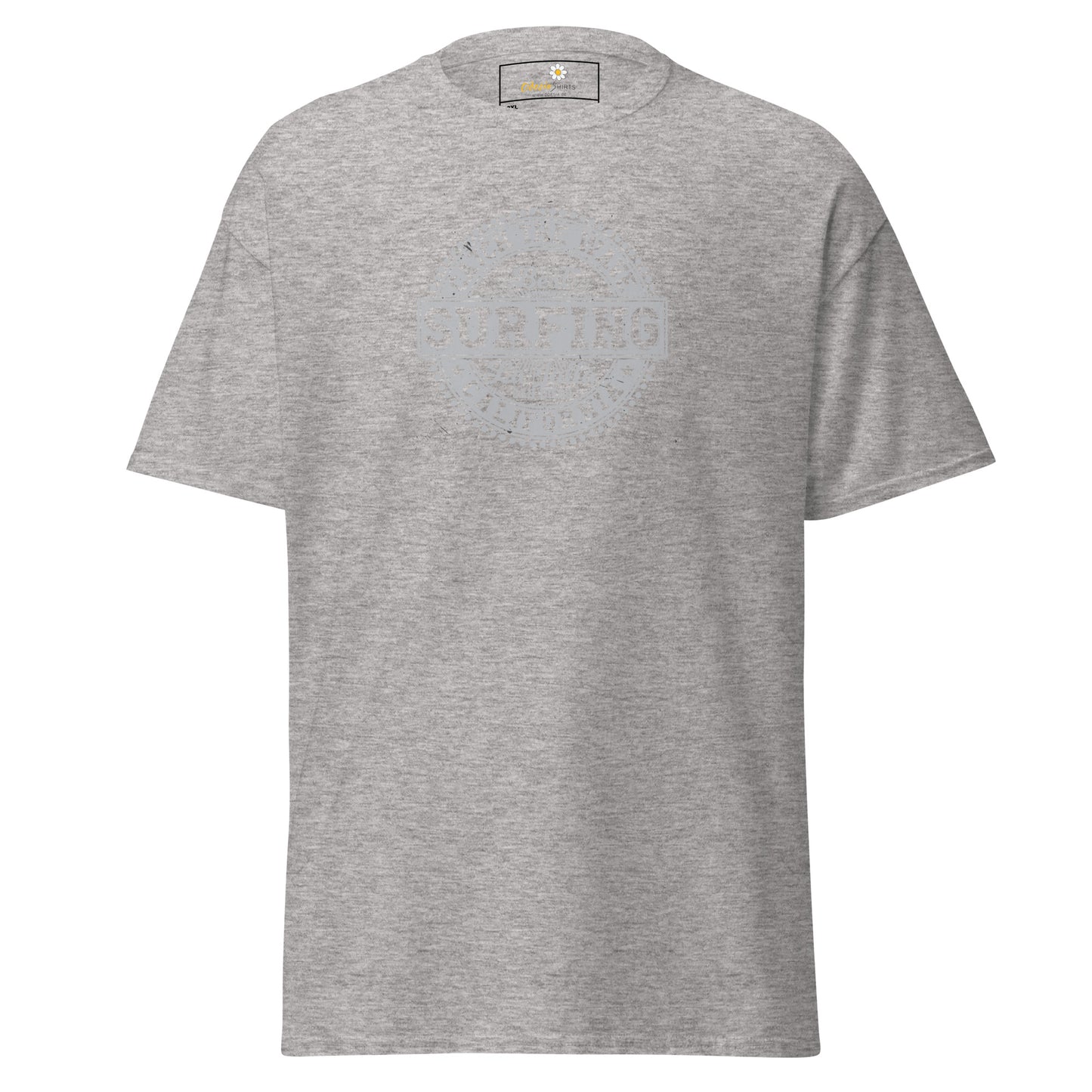 Heren klassiek t-shirt - SUMMER SURFING CALIFORNIA - GROOT