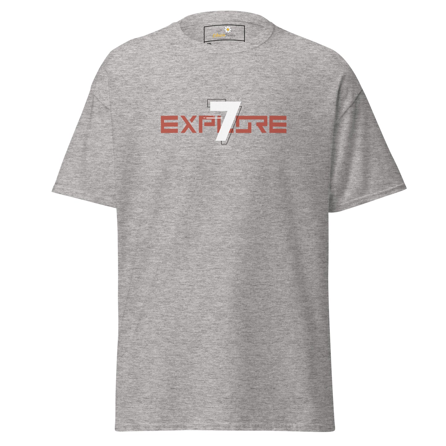 Unisex classic t-shirt - ADVENTURE TEXT EXPLORE 7 - BIG