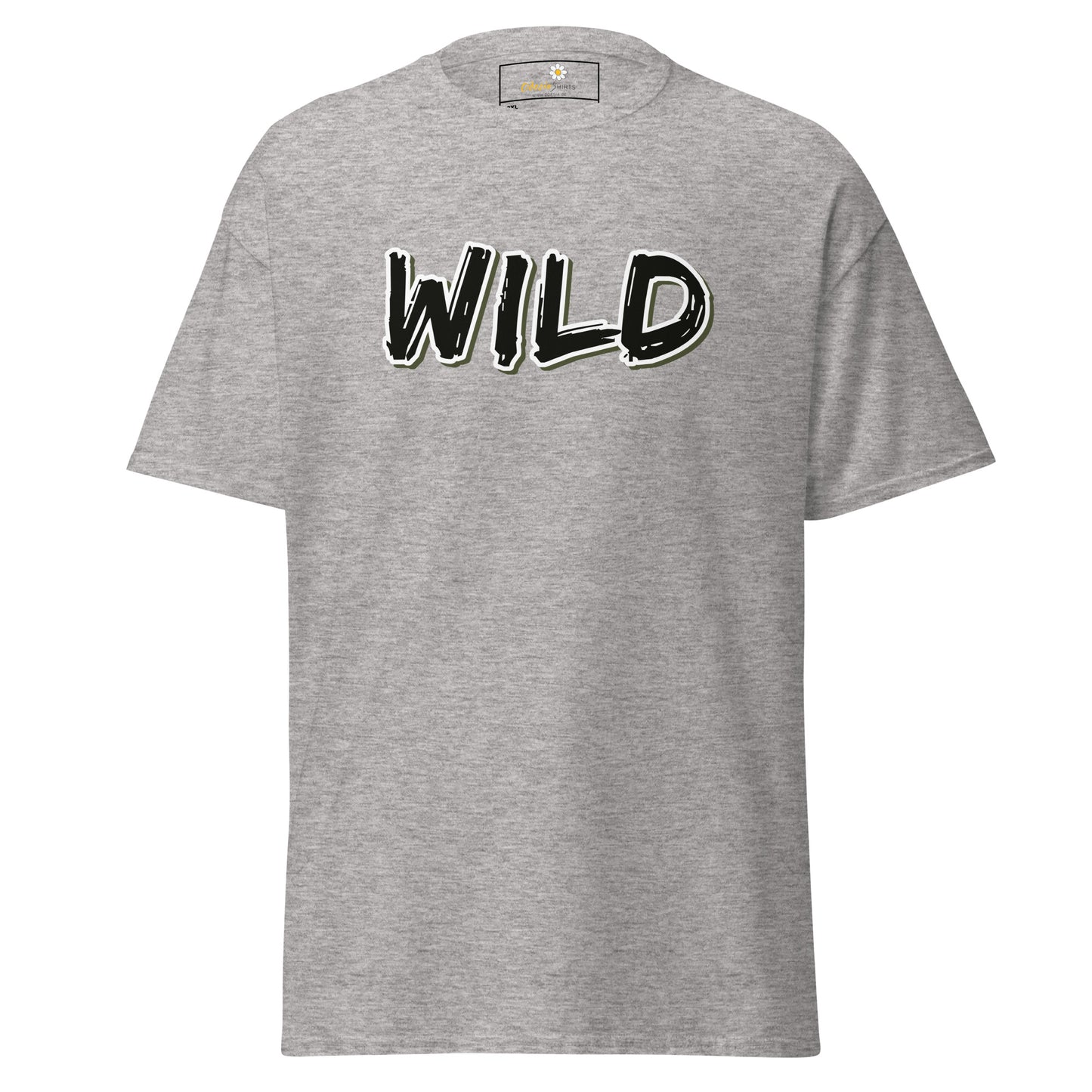 T-shirt classique pour homme - TEXT WILD - BIG