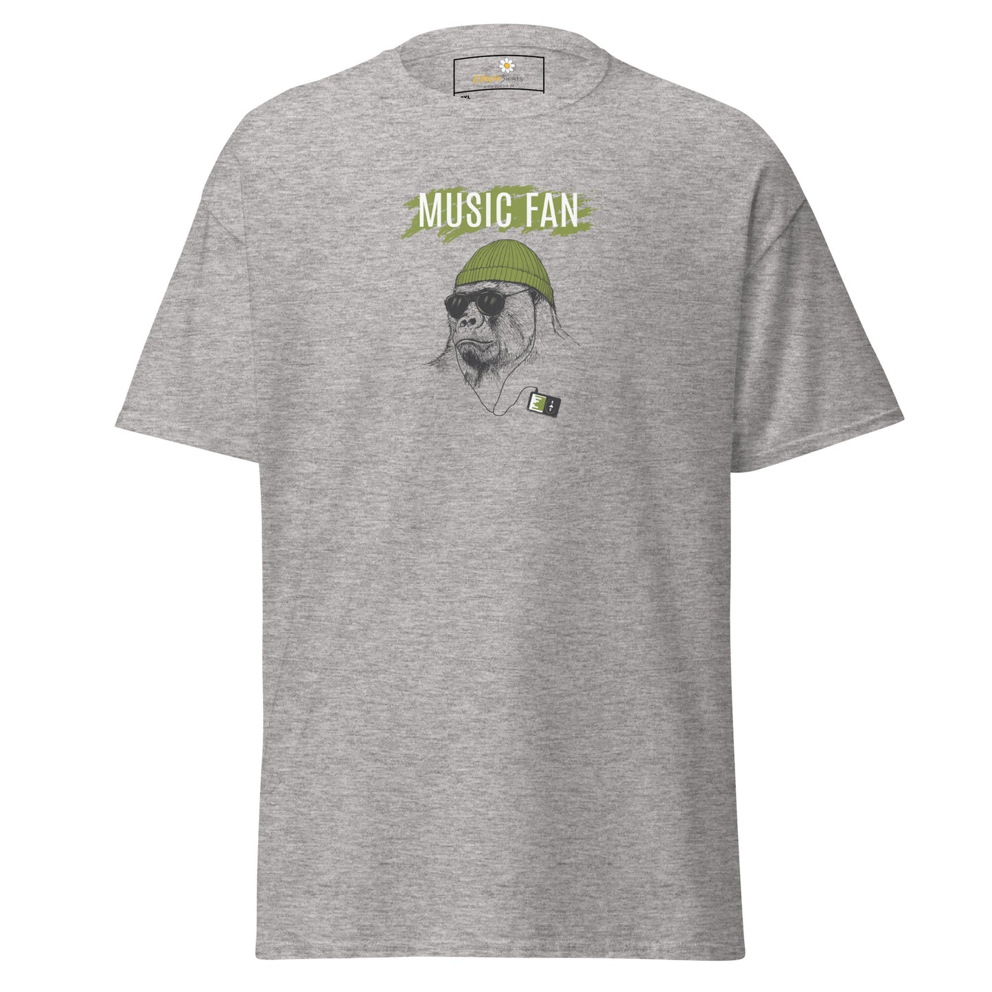 T-shirt classique homme - WILDLIFE MUSIC GORILLA - GRAND