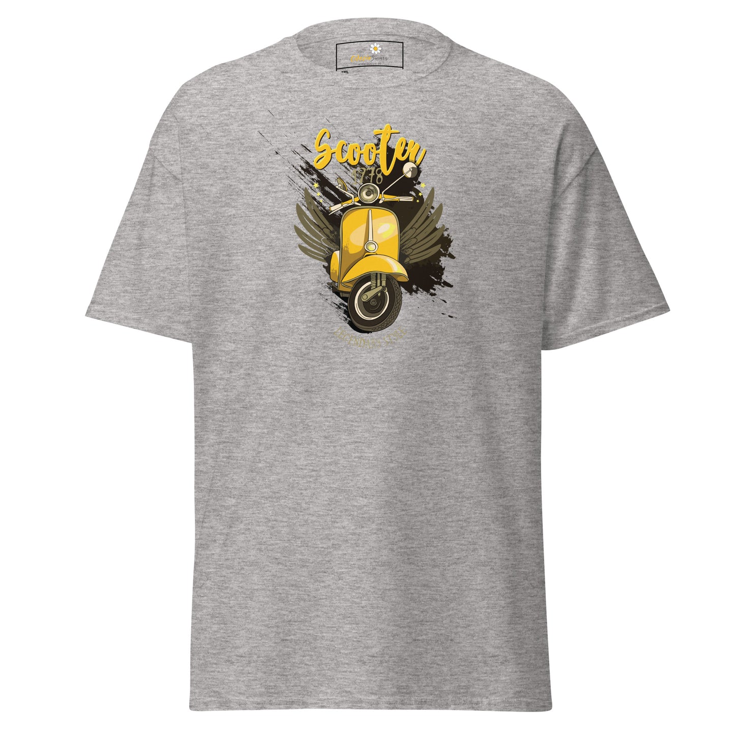 T-shirt classique homme - VINTAGE SCOOTER 1978 - GRAND