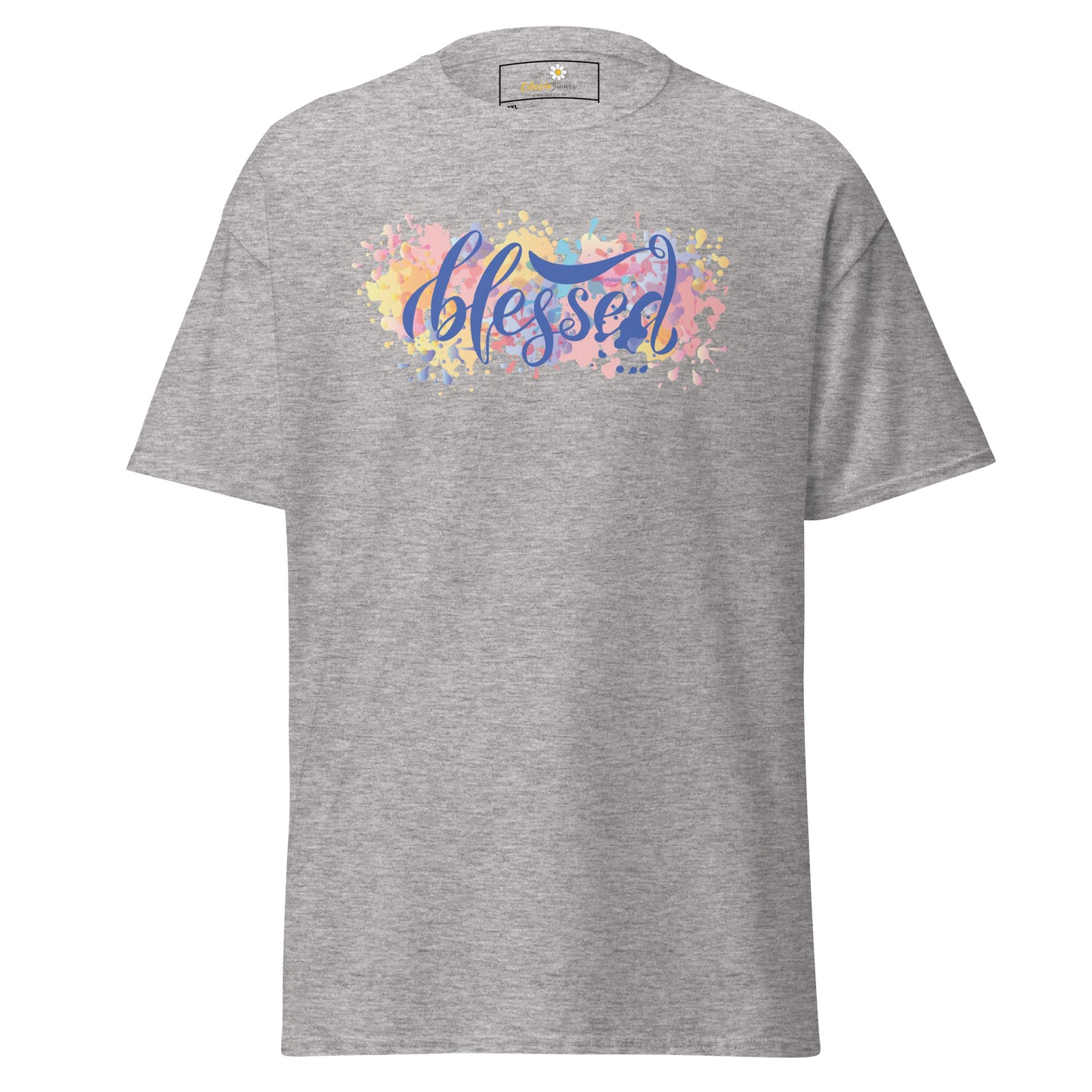 T-shirts classiques pour hommes - Texte Spirituel béni - Grand