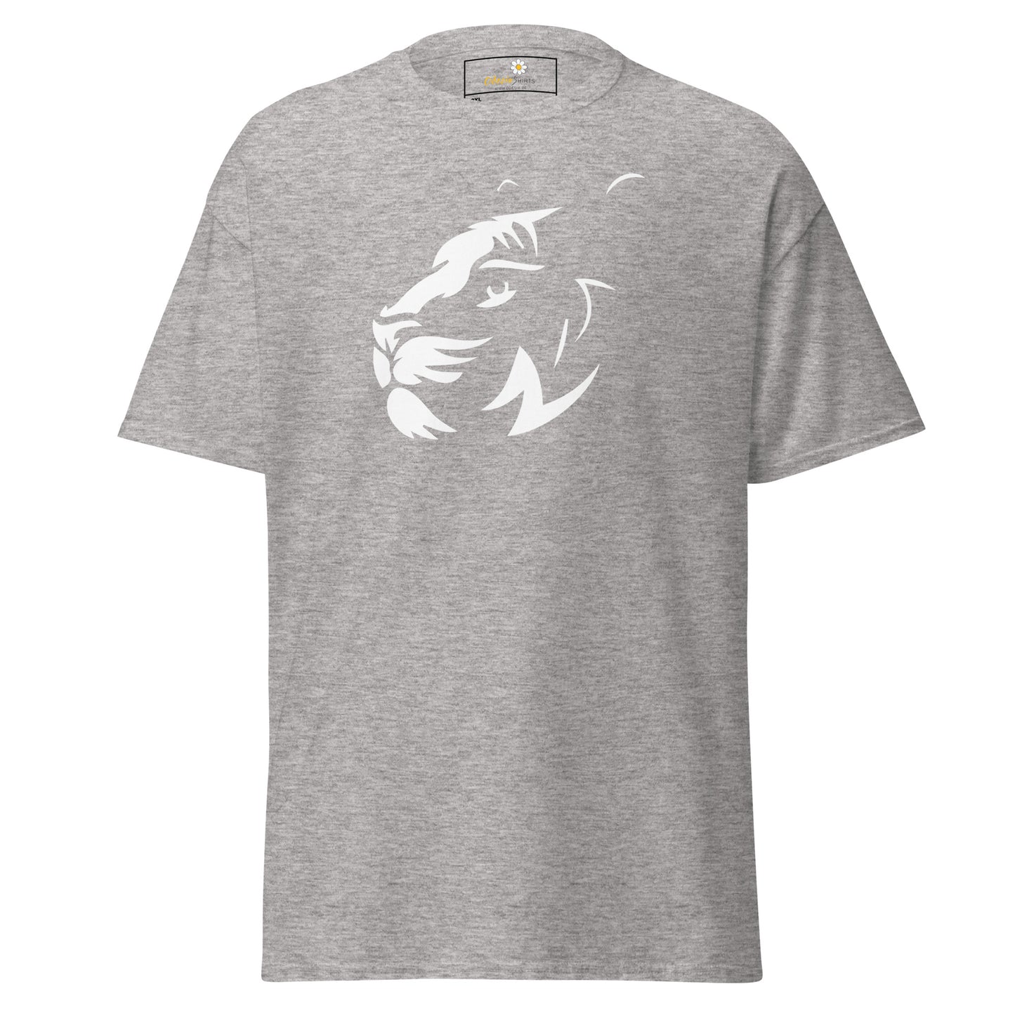 Klassiek T-shirt voor heren - WILDLIFE BIG CAT HEAD - GROOT